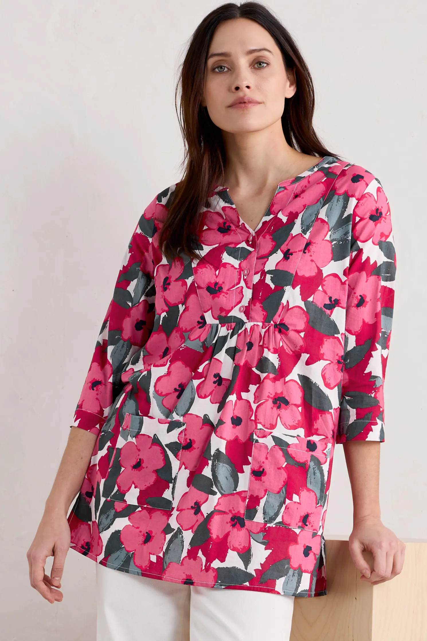 Aventurier Printed Cotton Tunic (Gots)