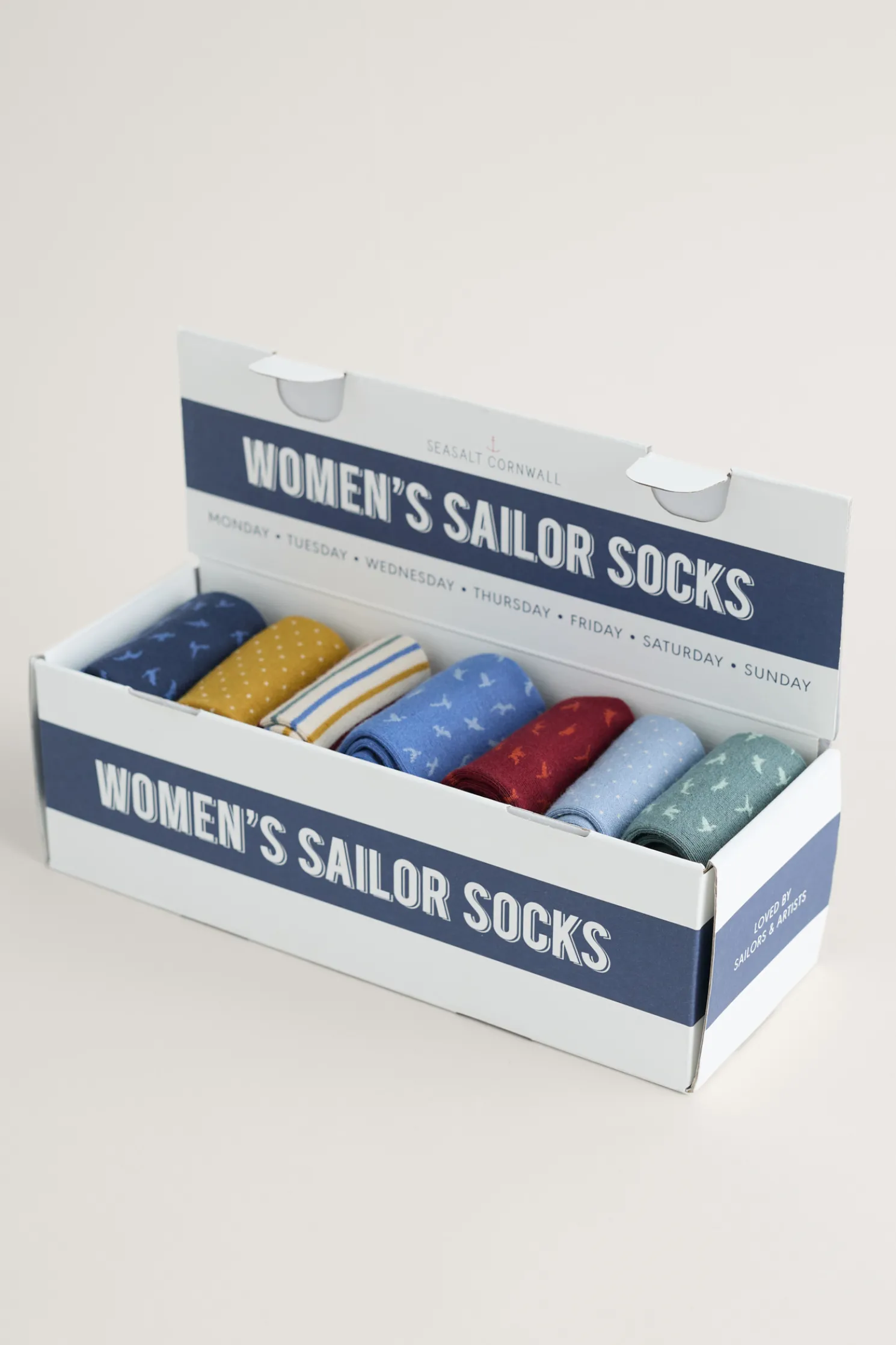 Box Of 7 Women's Sailor Socks