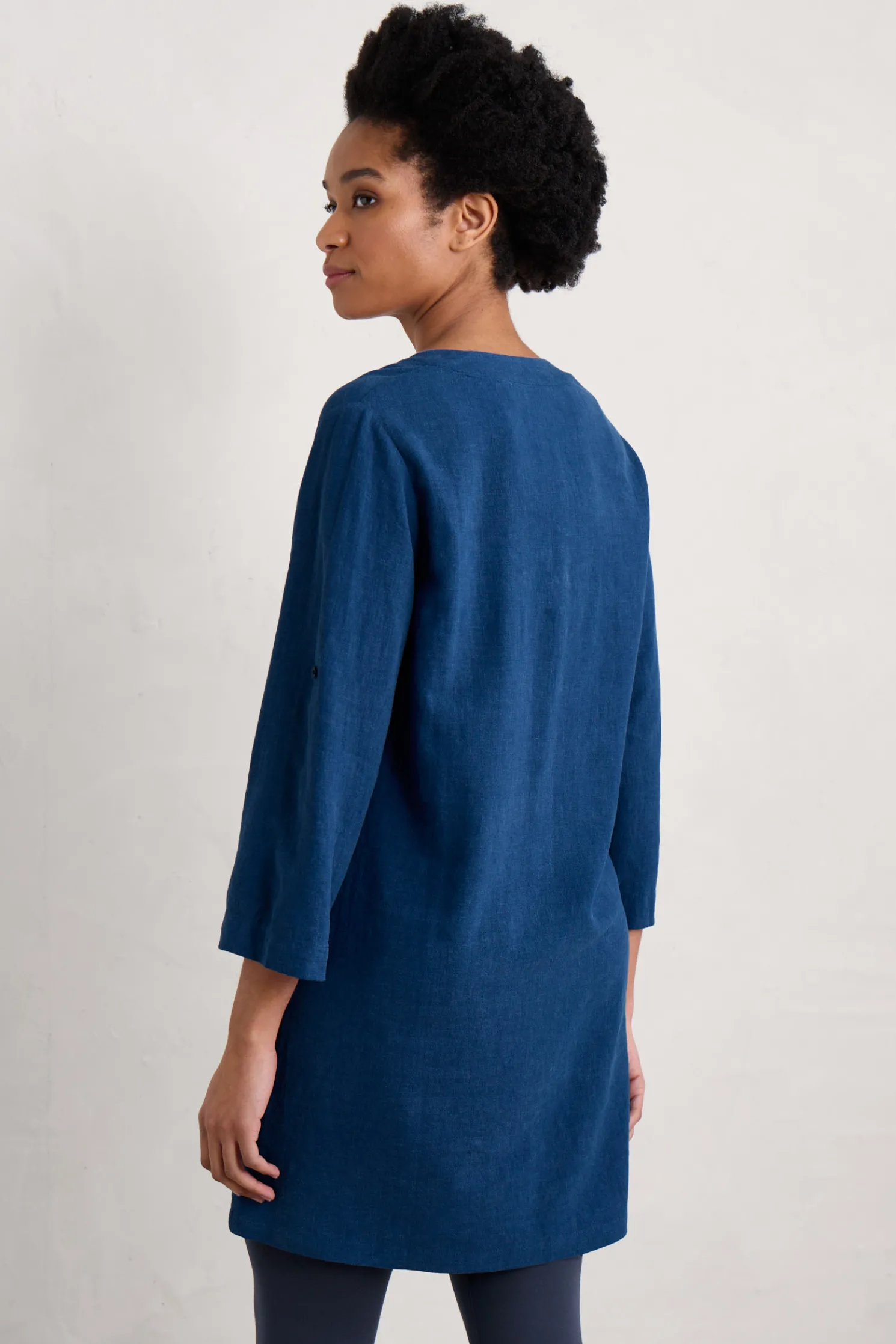 Brittlestar V-Neck Linen Blend Tunic