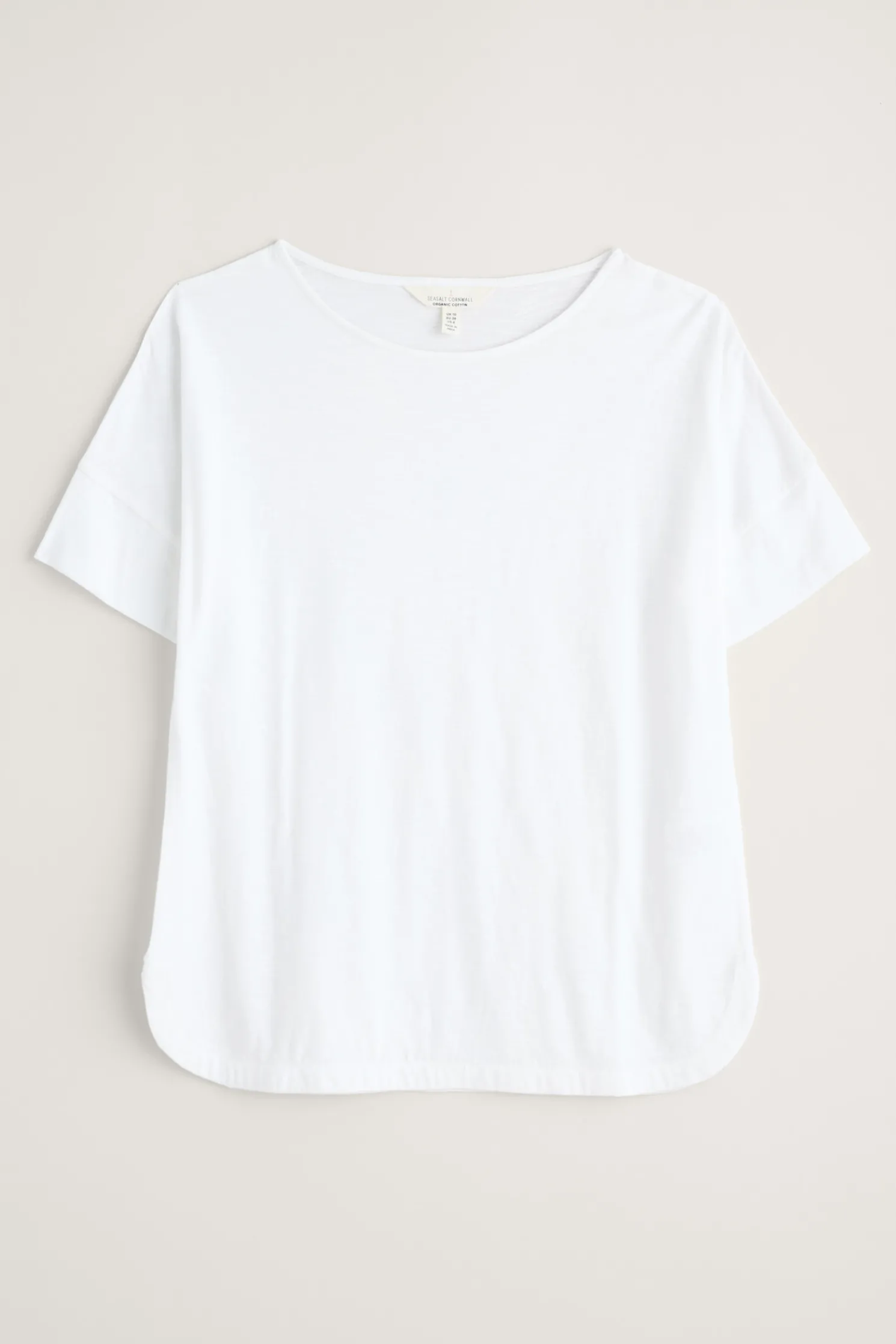 Bryher View Organic Cotton Boat Neck T-Shirt (Gots)