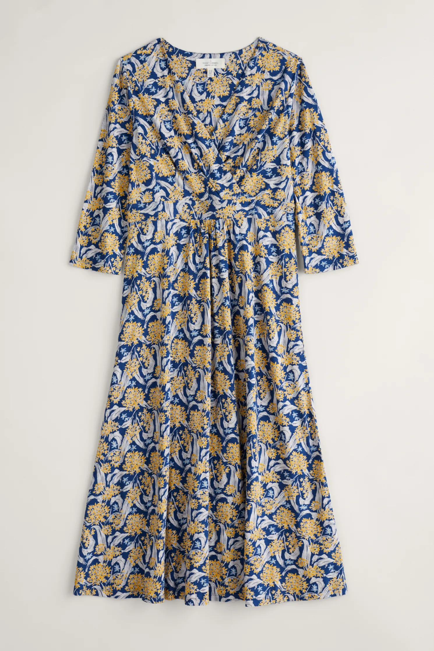 Chapelle 3/4 Sleeve Jersey Dress (Gots)