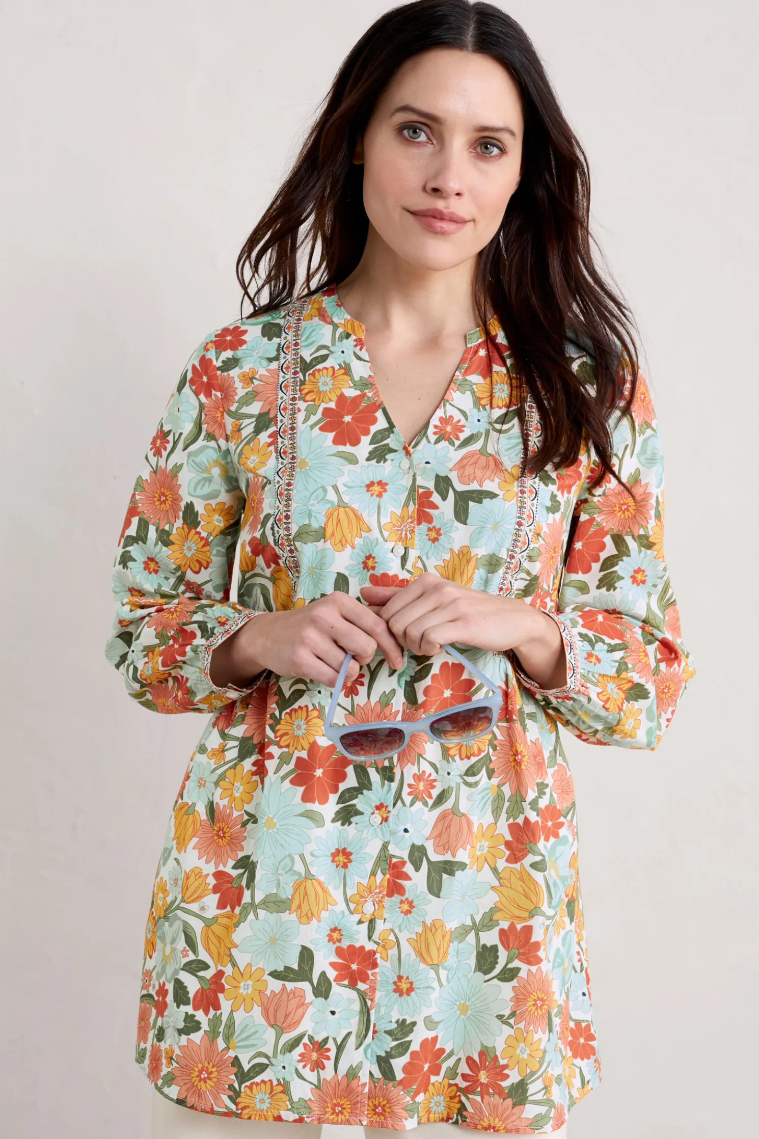 Dragonfly V-Neck Tunic (Gots)