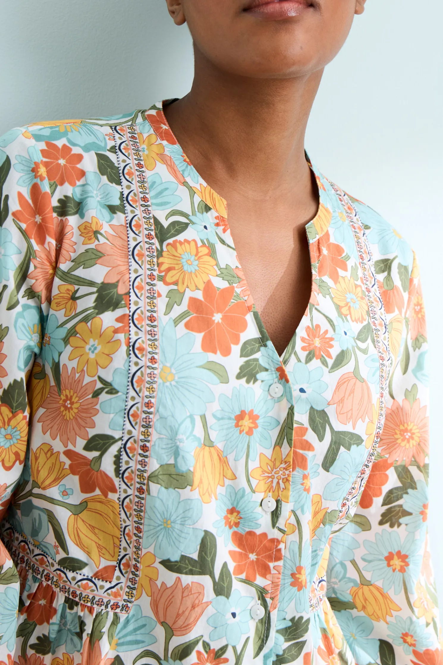 Dragonfly V-Neck Tunic (Gots)