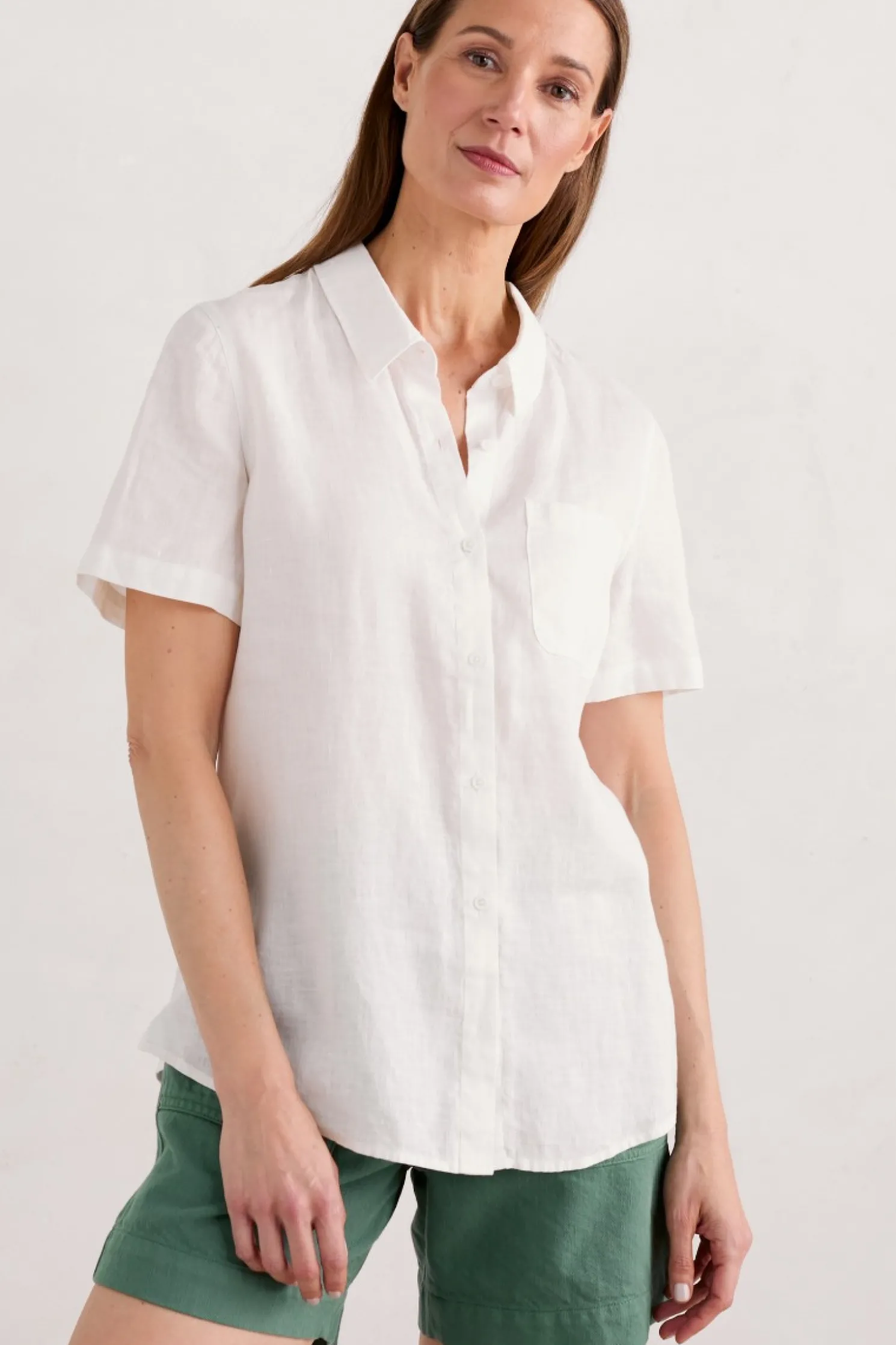 Drydock Short Sleeve Linen Shirt