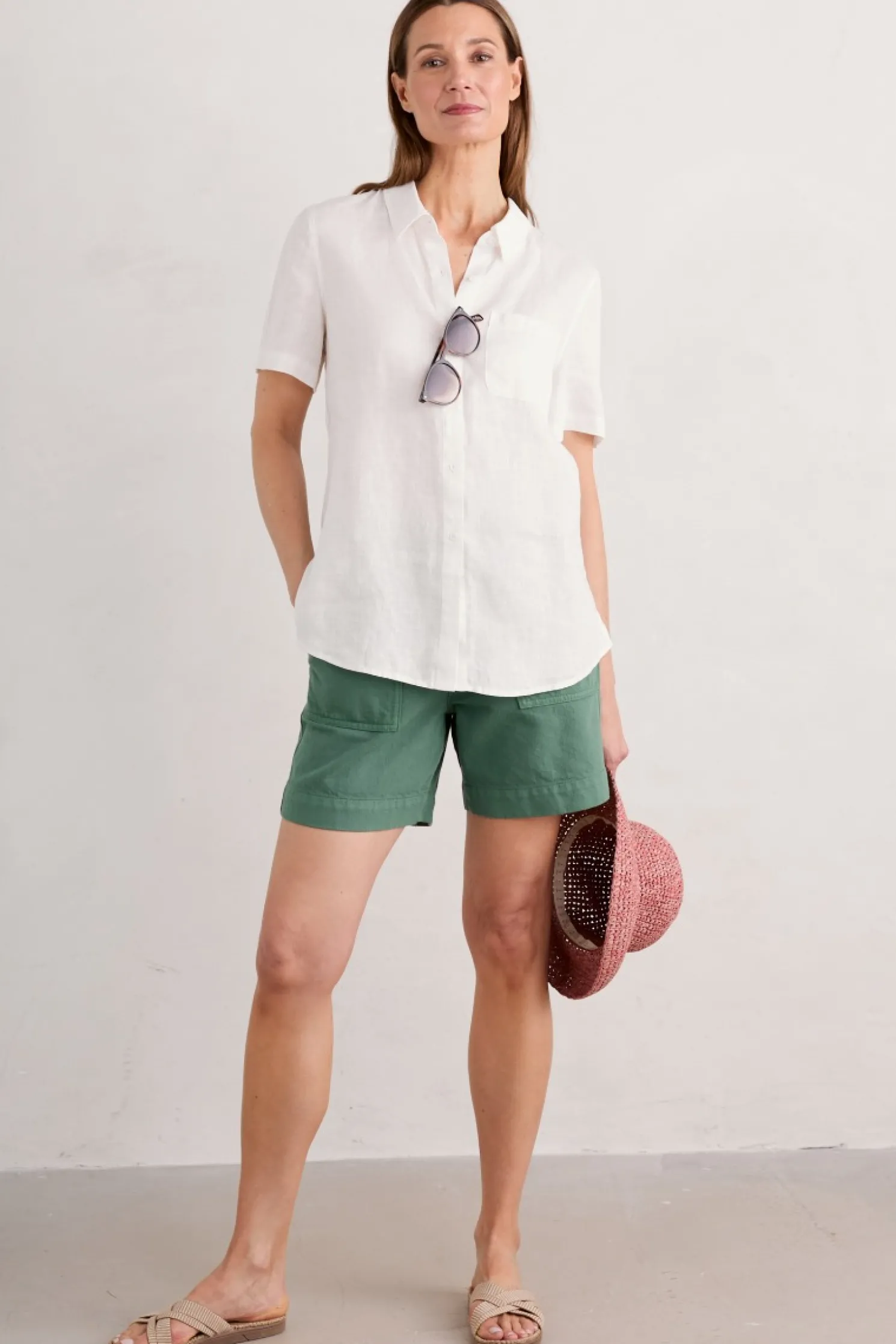 Drydock Short Sleeve Linen Shirt
