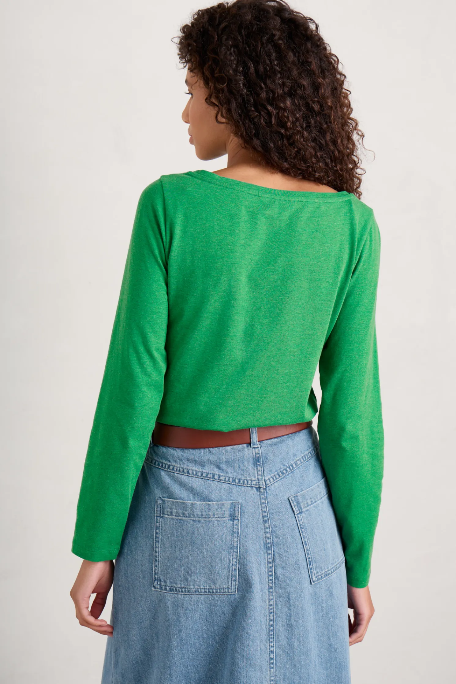 Easel Long Sleeve Jersey Top (Gots)