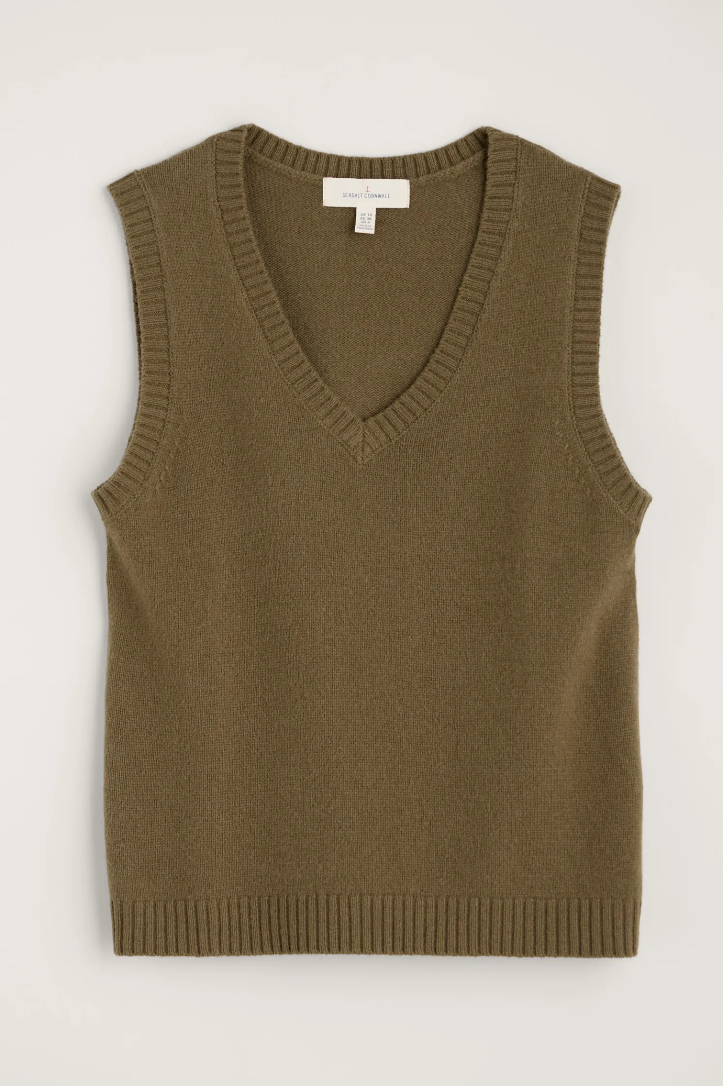 East View V-Neck Knitted Vest