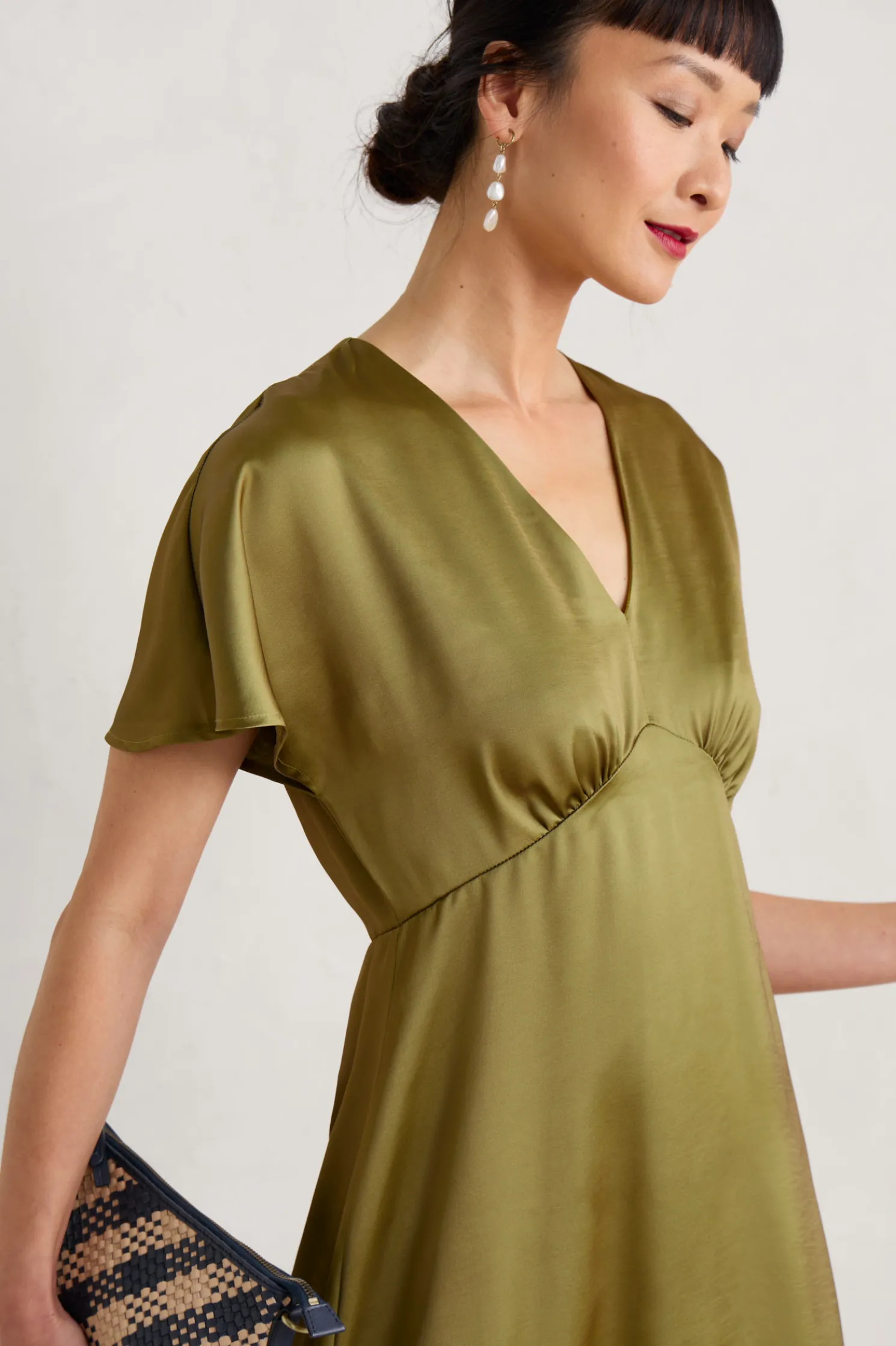 Evenglow Satin Dress