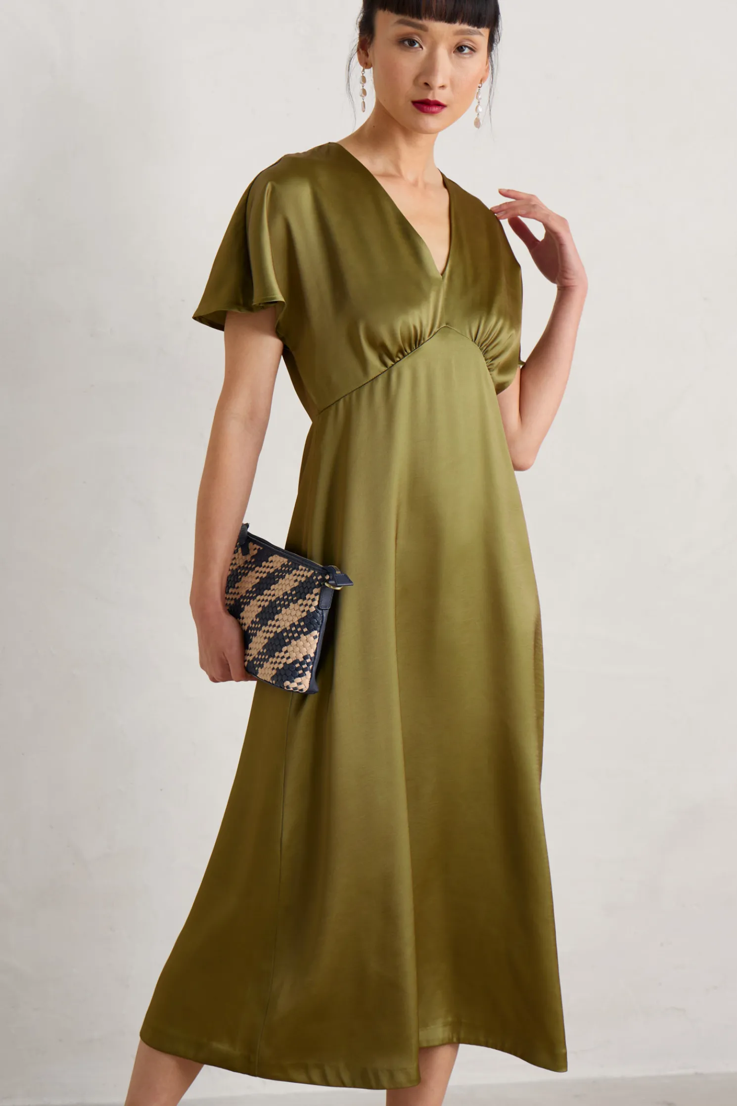 Evenglow Satin Dress