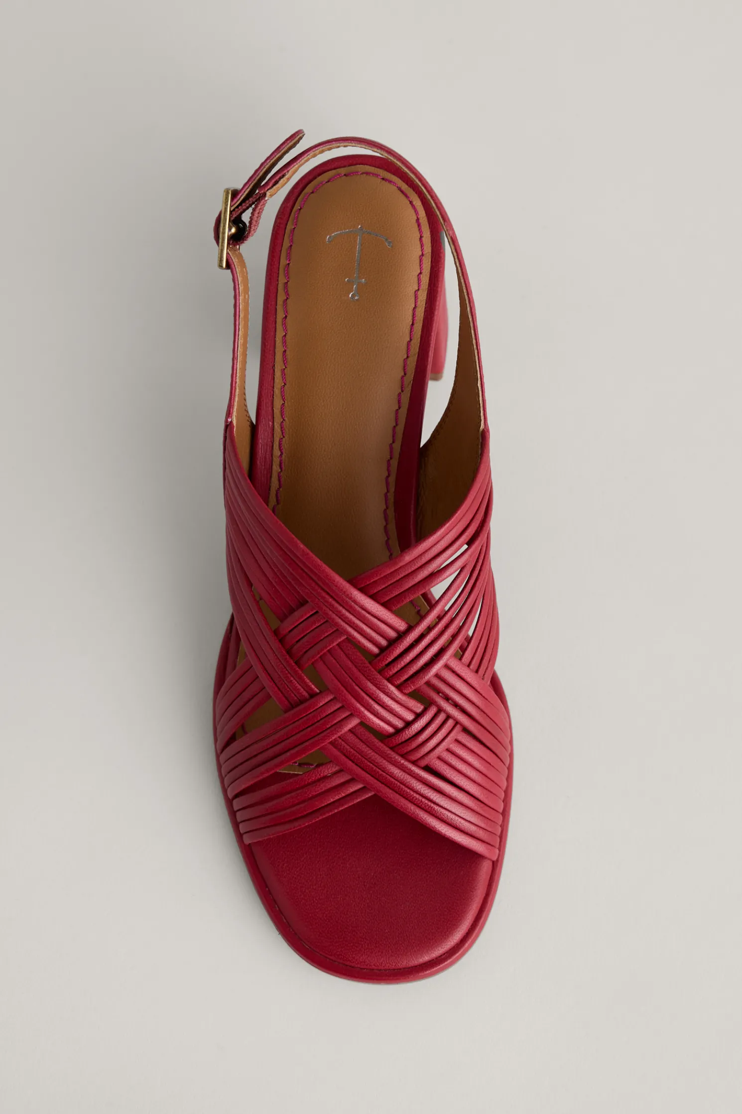 Faerystone Mid Heel Leather Sandals