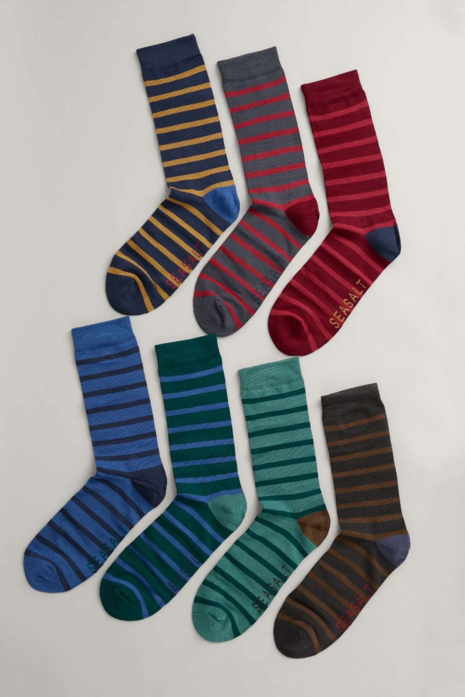 Gift Box Of 7 Men's Sailor Socks