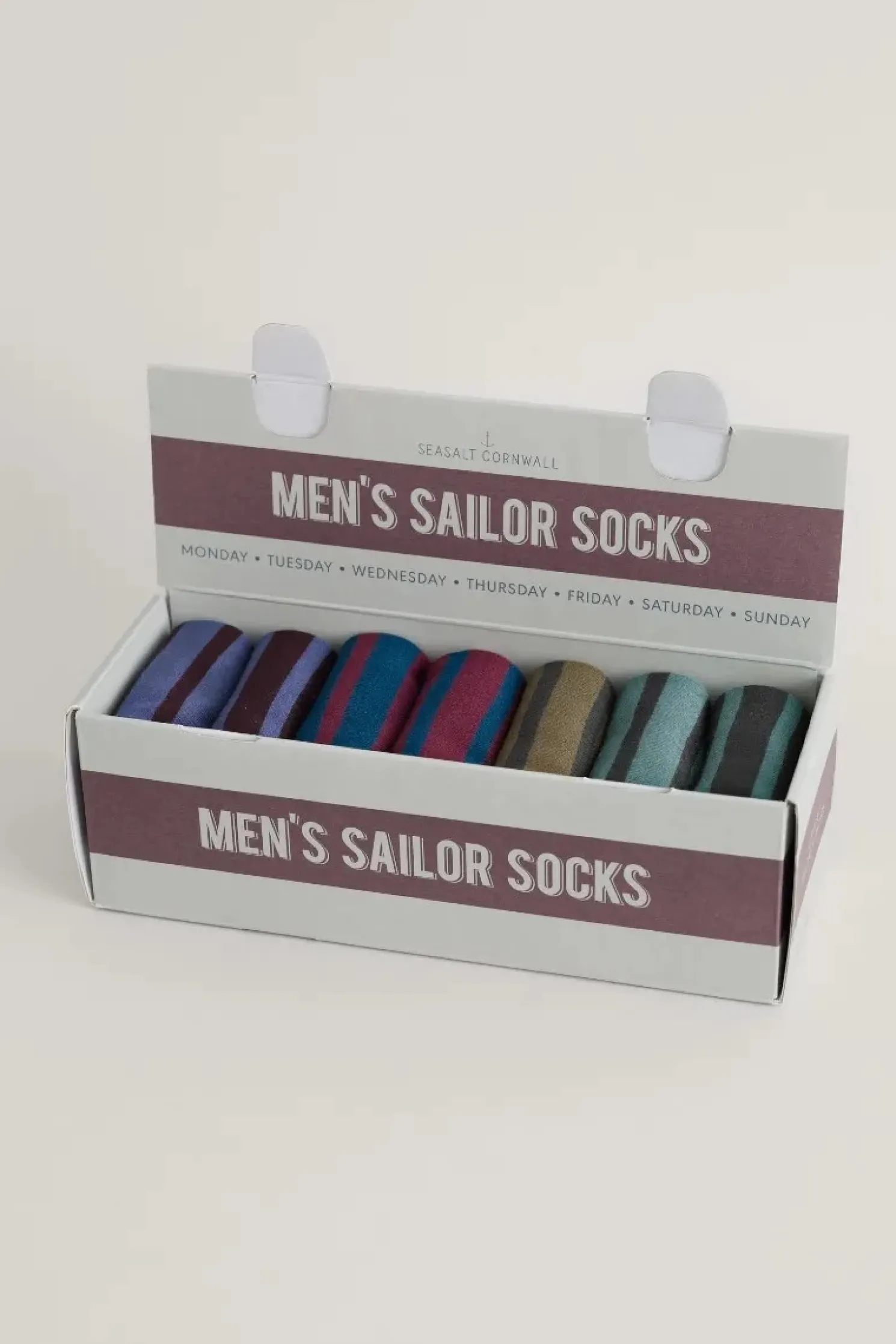 Gift Box Of 7 Men's Sailor Socks