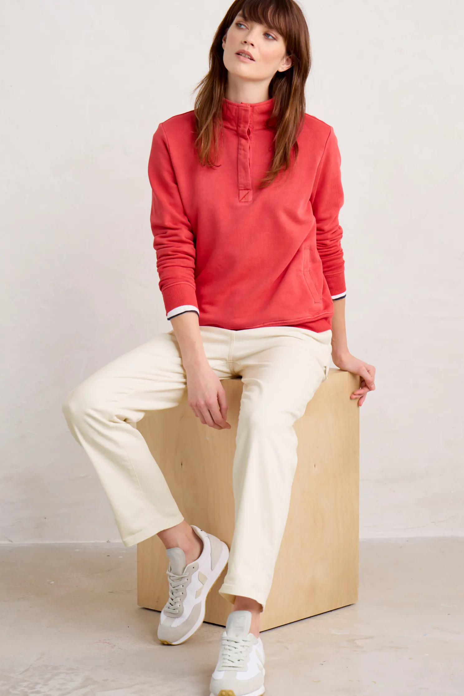 Greenshank Organic Cotton Collared Sweatshirt