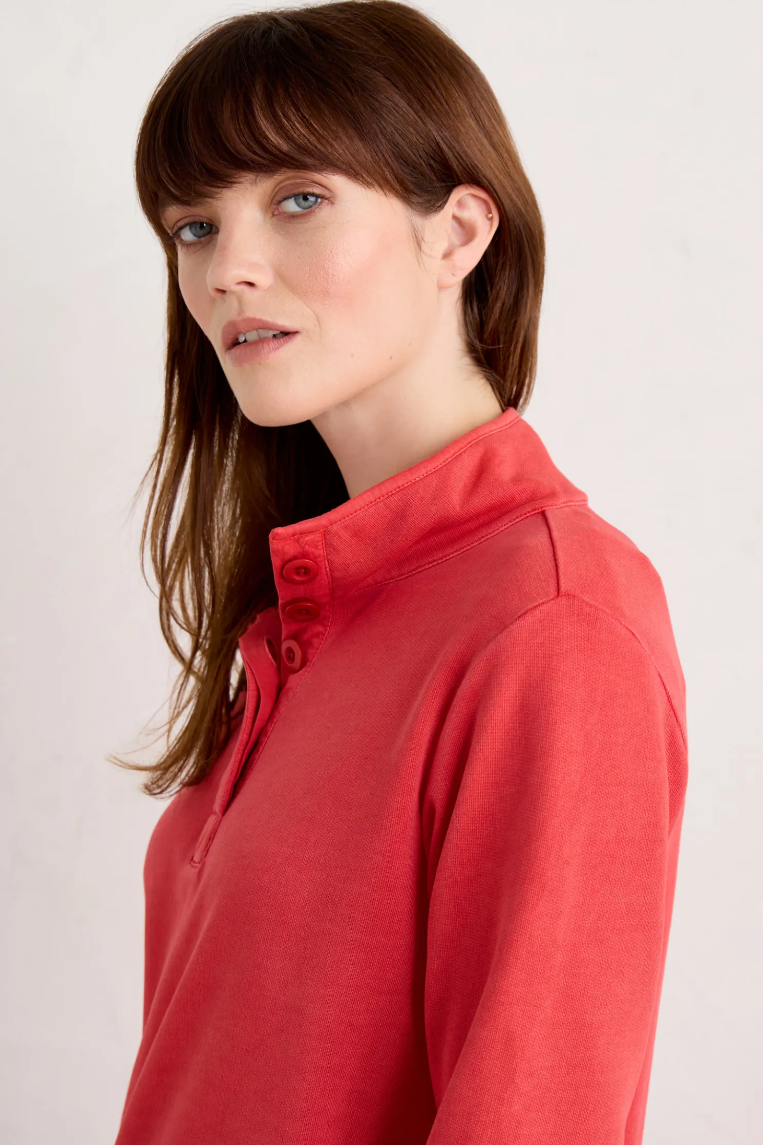 Greenshank Organic Cotton Collared Sweatshirt