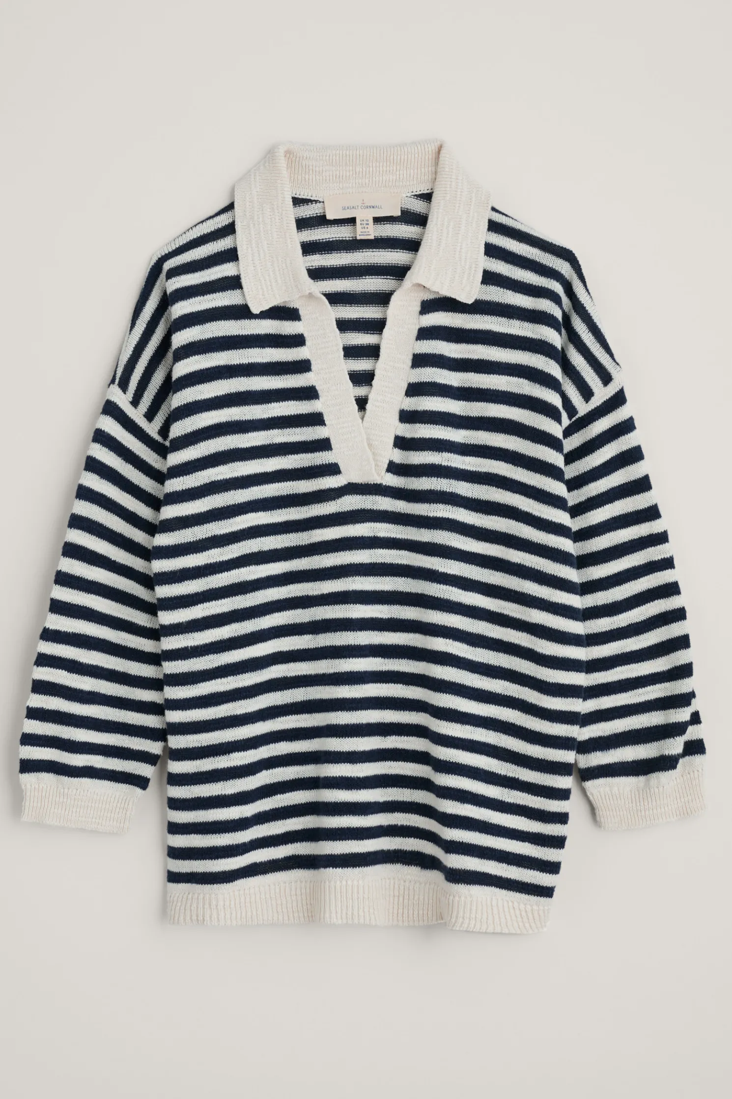 Gwynver Lightweight V-Neck Collared Jumper