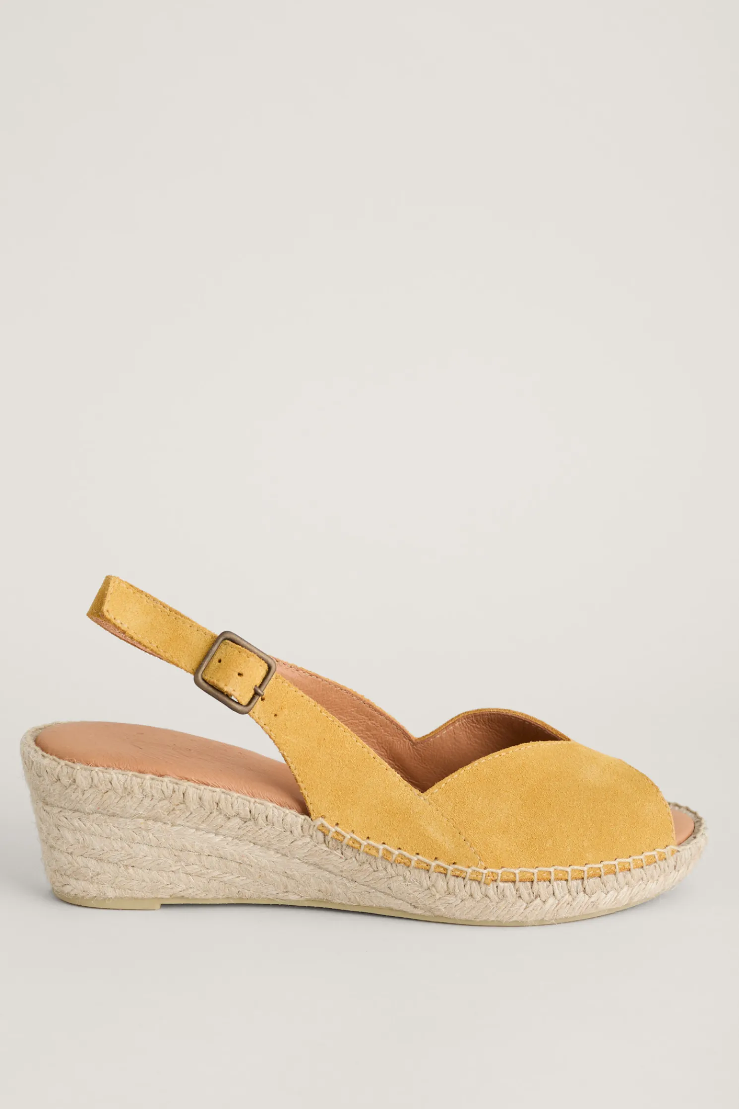 Hazy Dawn Low Heel Suede Espadrilles