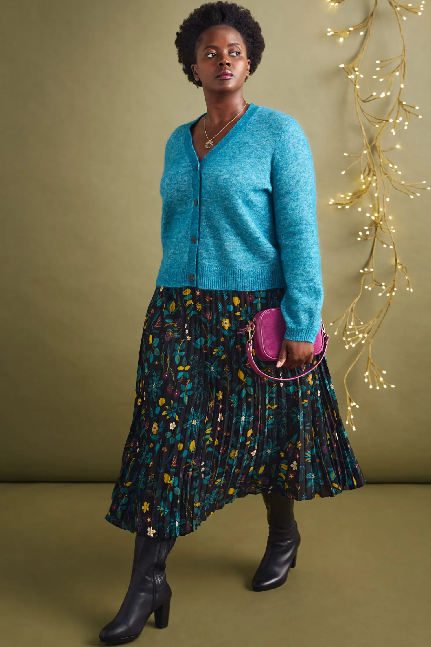 Heatherbank Midi Skirt