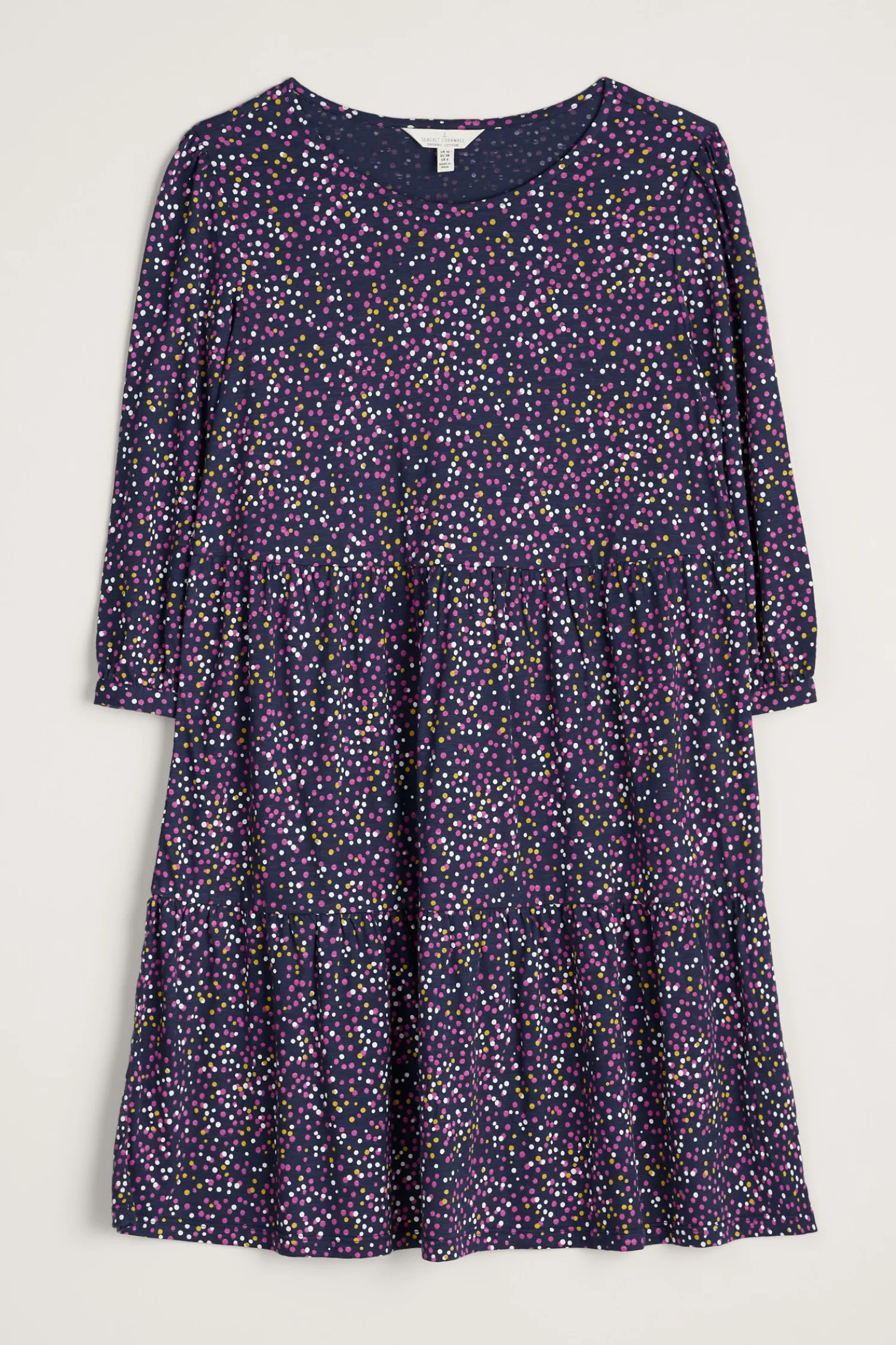 Heron Dip Tiered Jersey Dress