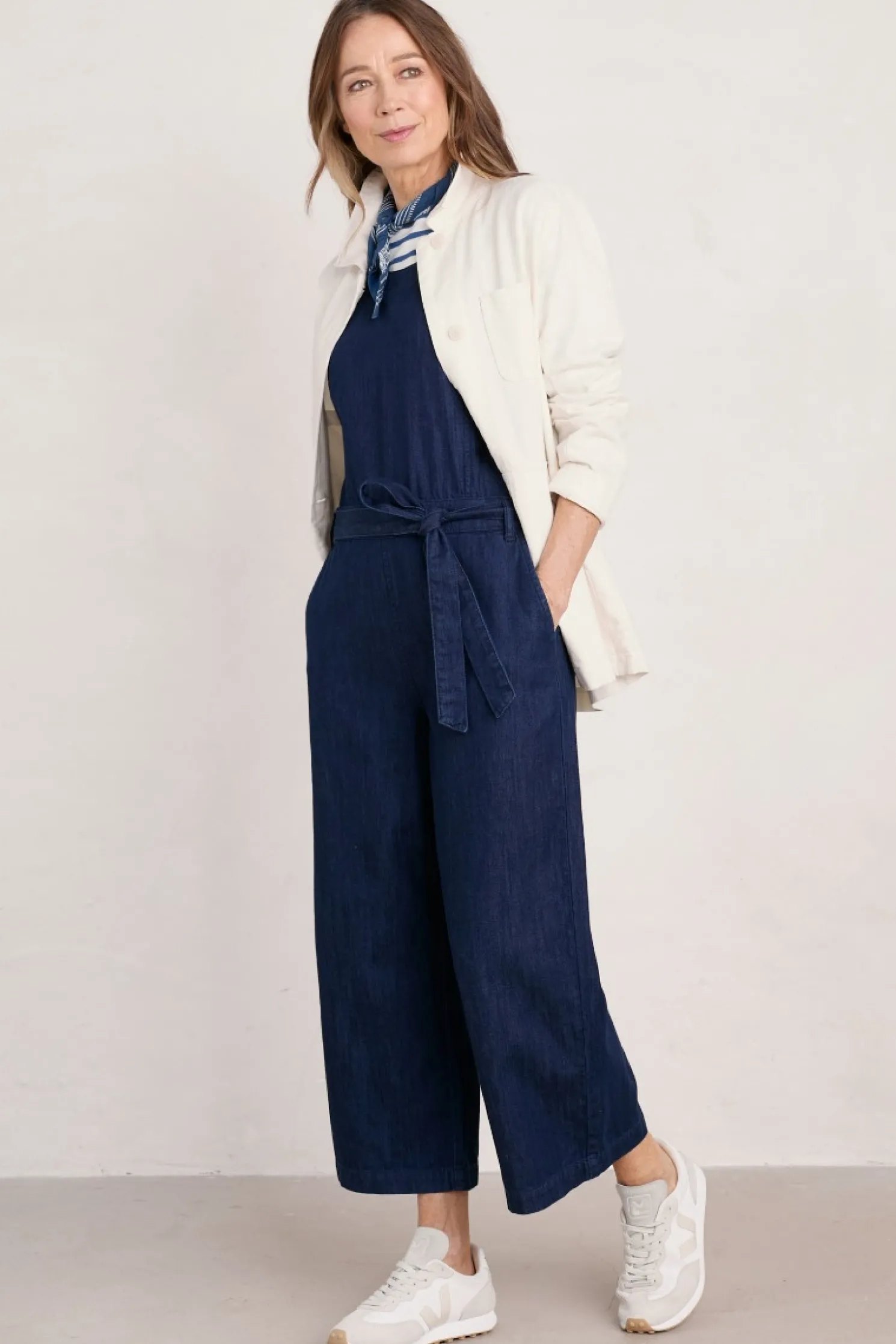 Kenethel Sleeveless Wide Leg Jumpsuit