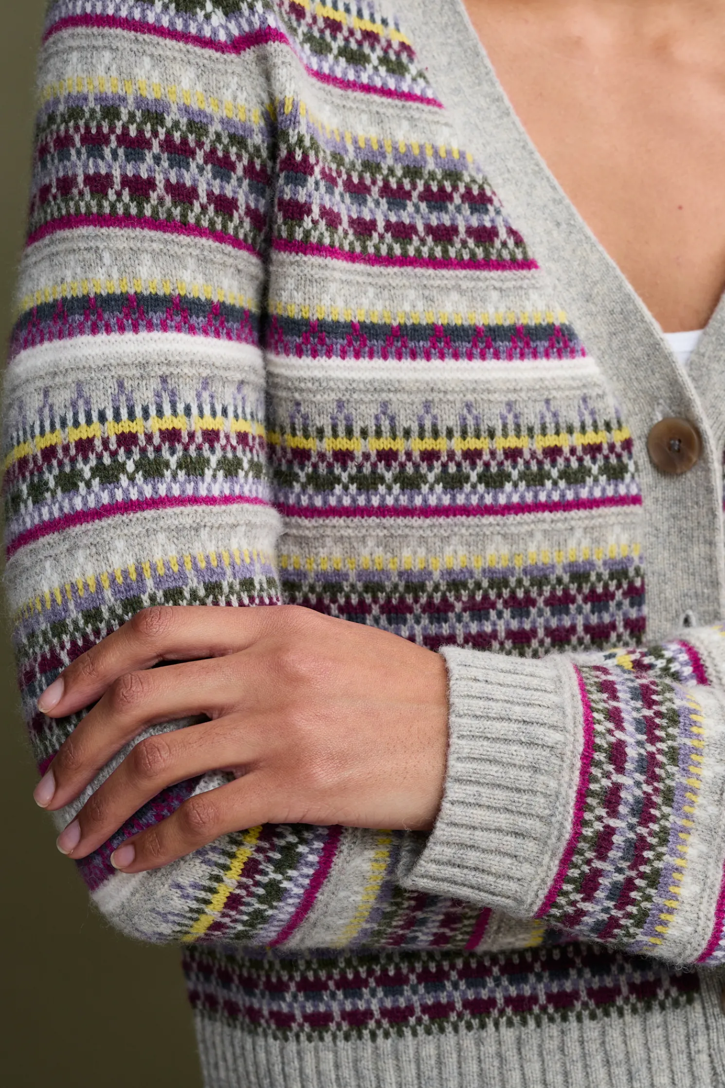 Lamorna Lane Fair Isle Cardigan