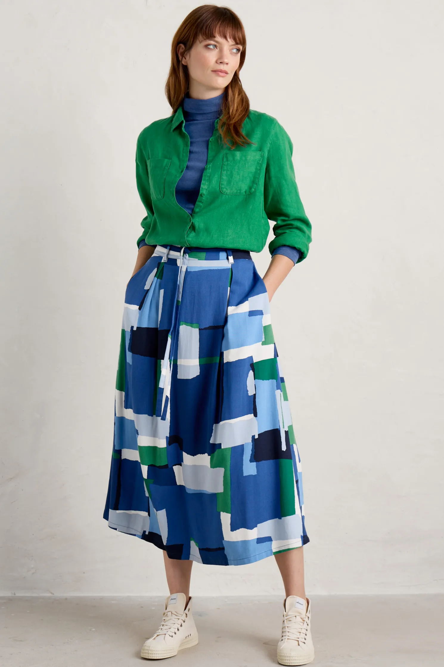 Landing Roll Neck Top (Gots)