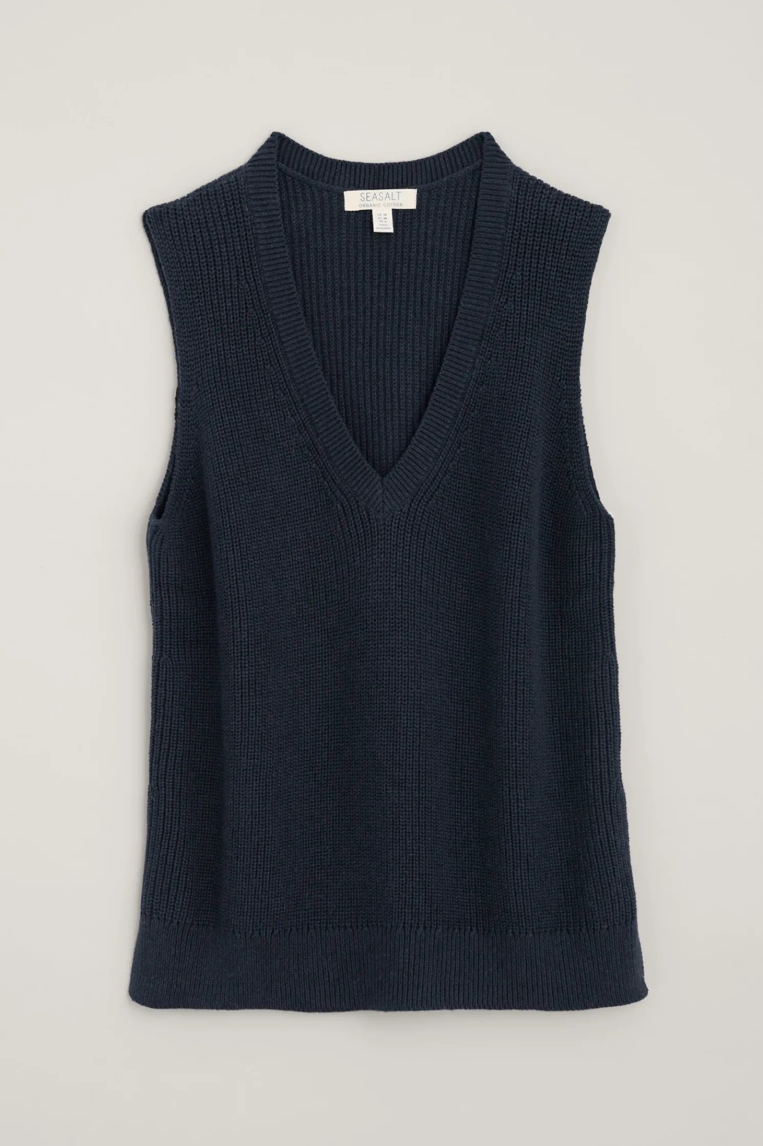 Lookout Point V-Neck Knitted Vest