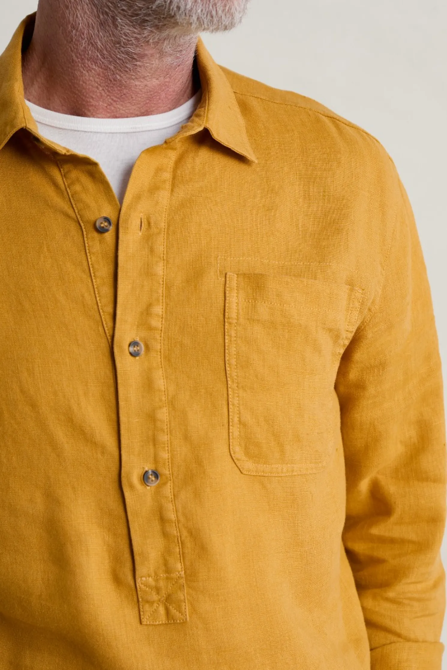 Men's Artist's Linen Shirt