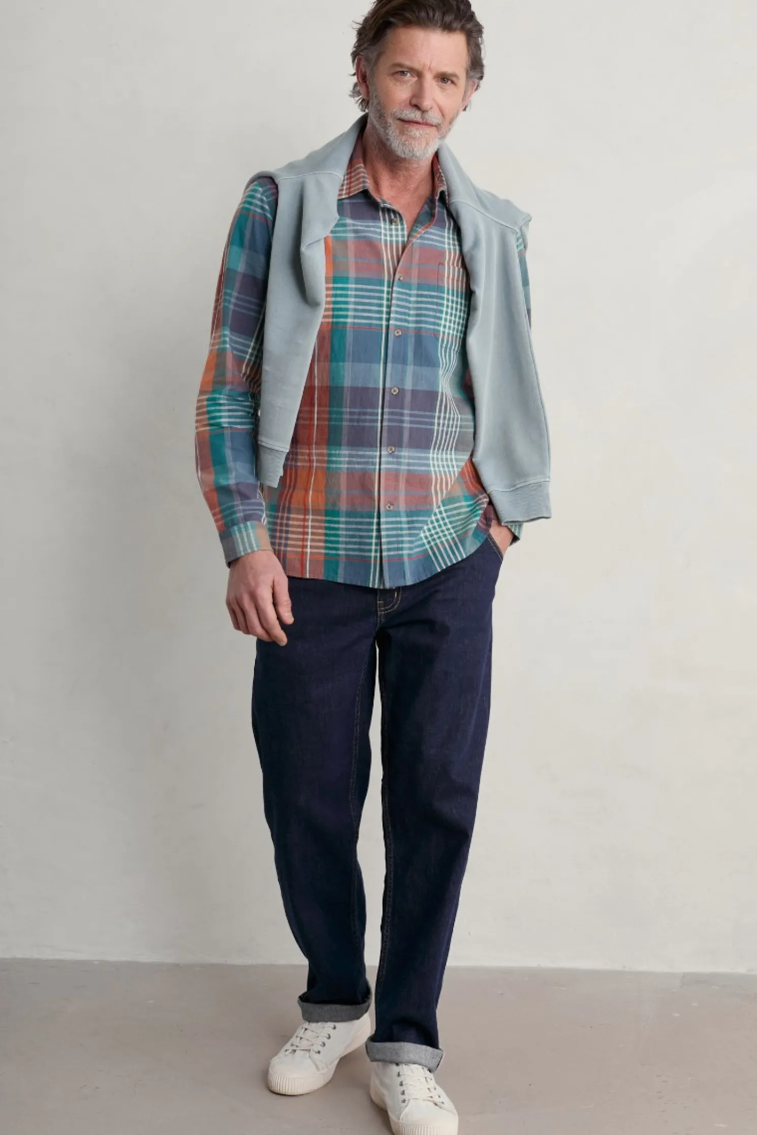 Men's Banyan Checked Cotton Shirt