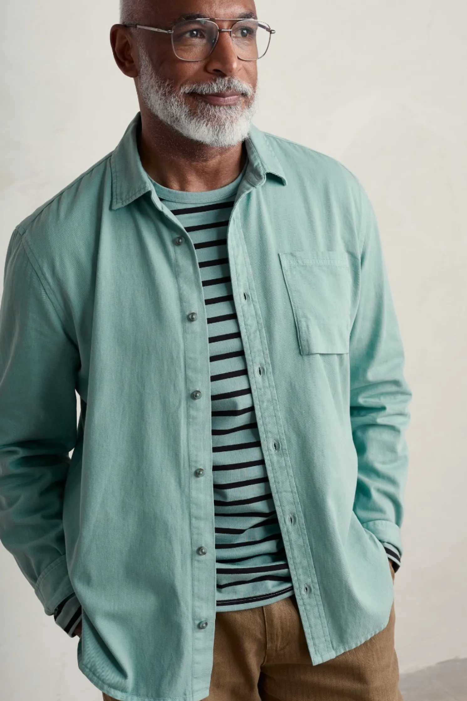 Men's Jackdaw Cotton Twill Shirt (Gots)