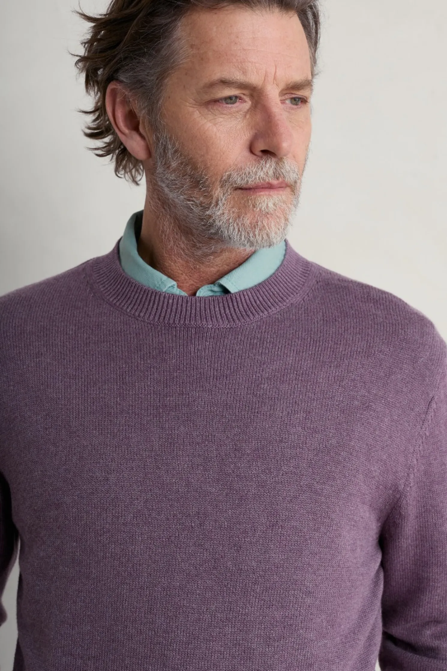 Men's Moorstone Knitted Organic Cotton Jumper