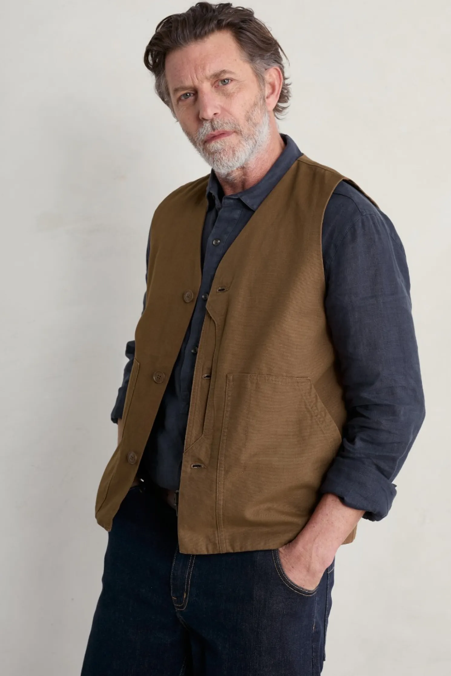 Men's Organic Cotton Metern Waistcoat