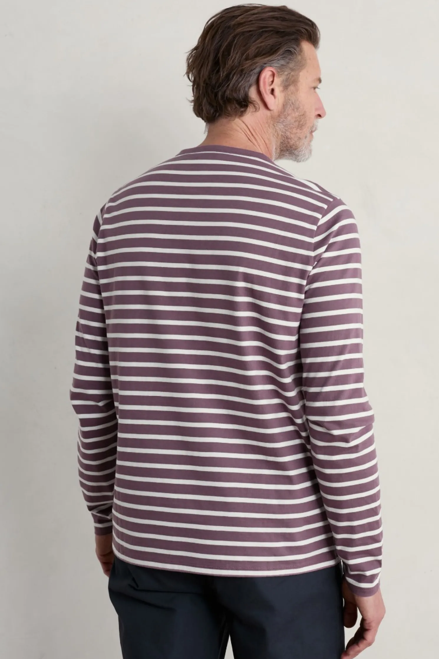 Men's Sailor Shirt With Crew Neck (Gots)