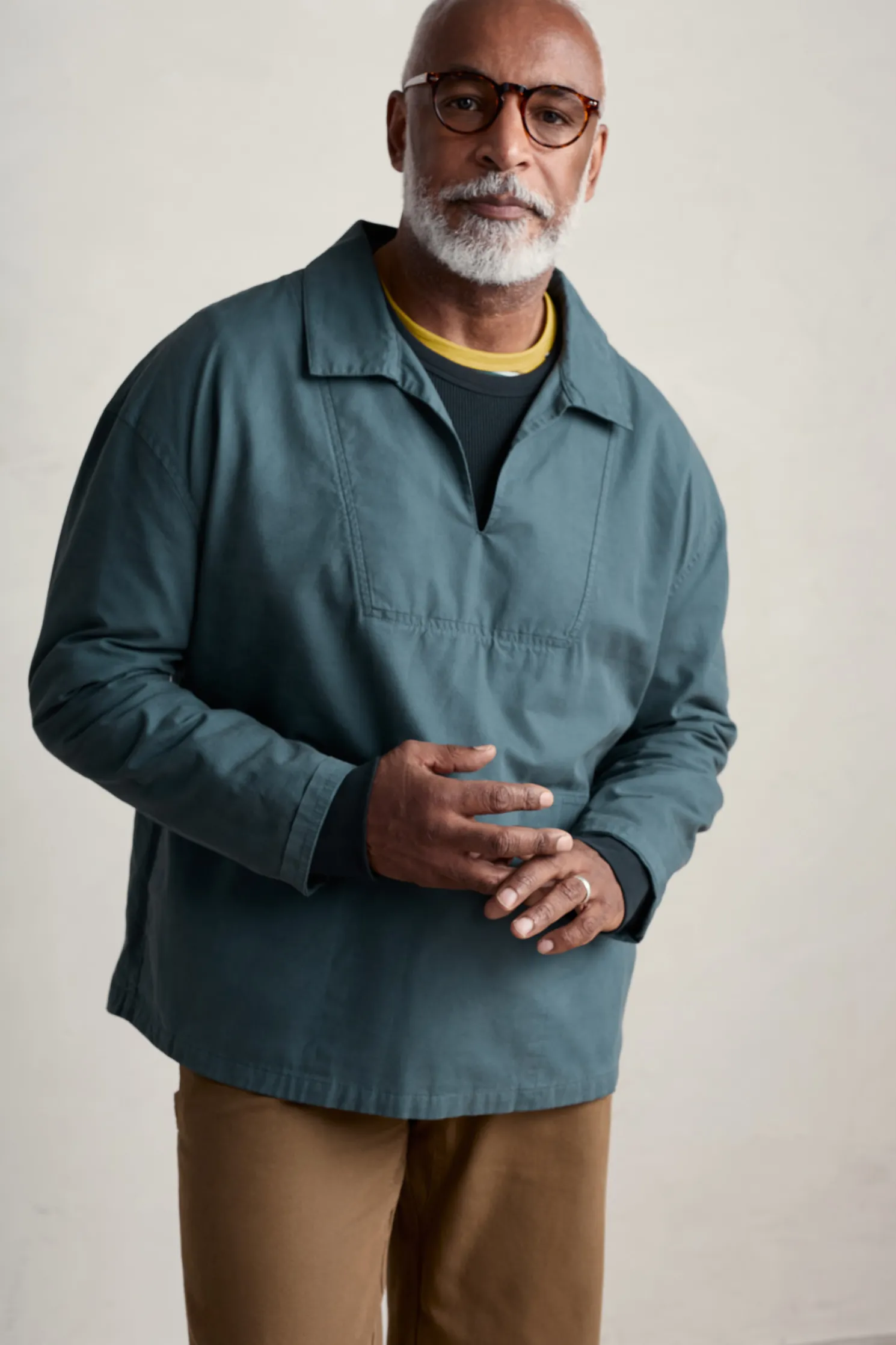 Men's Sidestone Cotton Canvas Smock