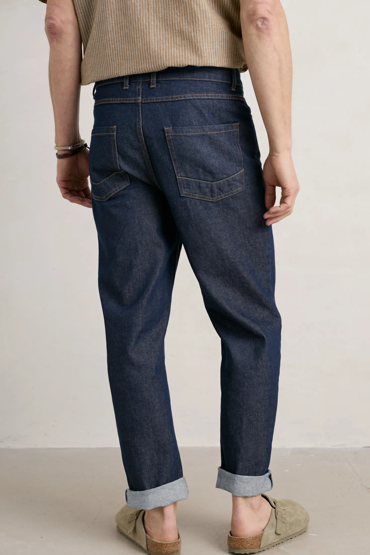 Men's Steersman Organic Cotton Straight Leg Jeans