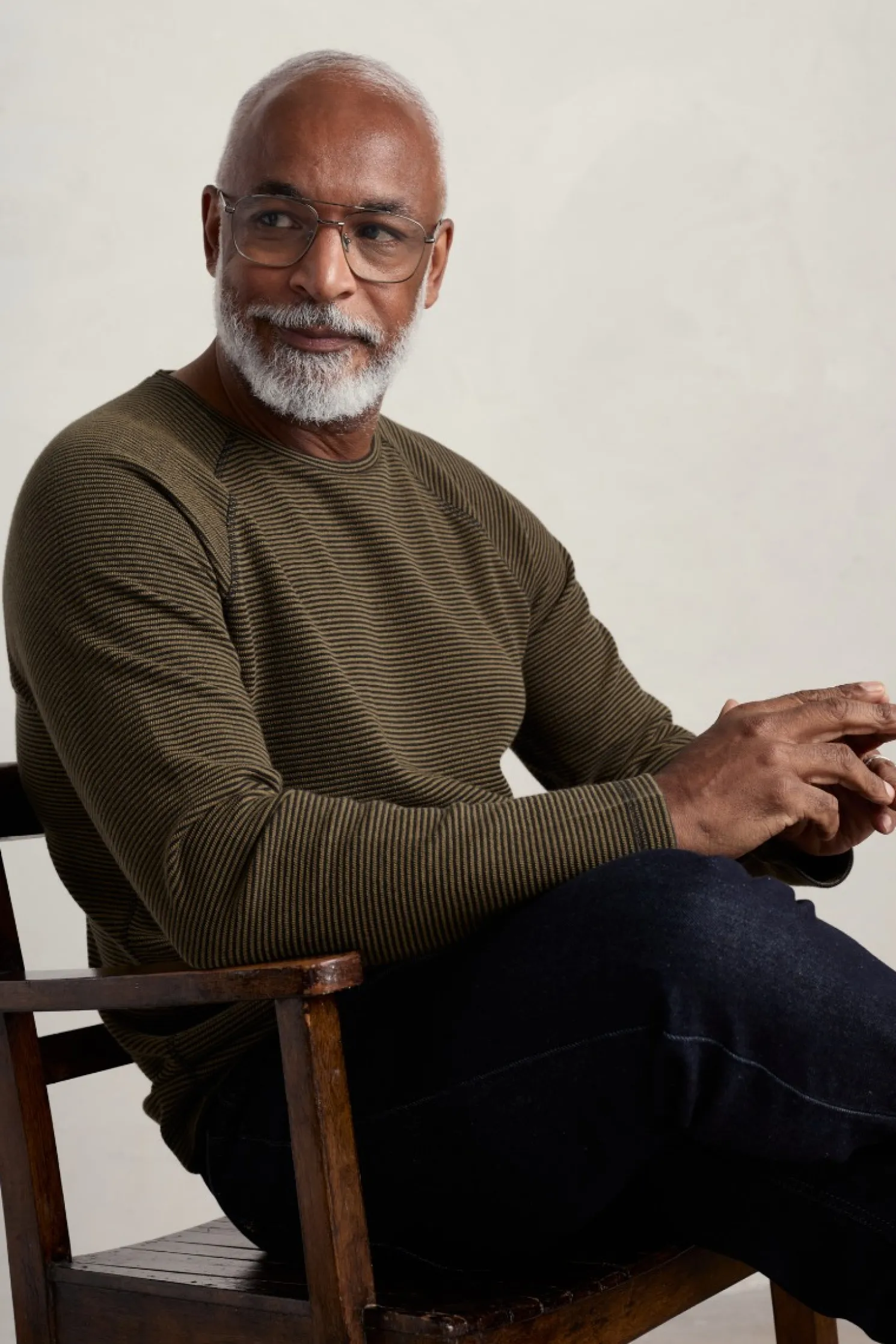 Men's Venton Striped Long Sleeve Top