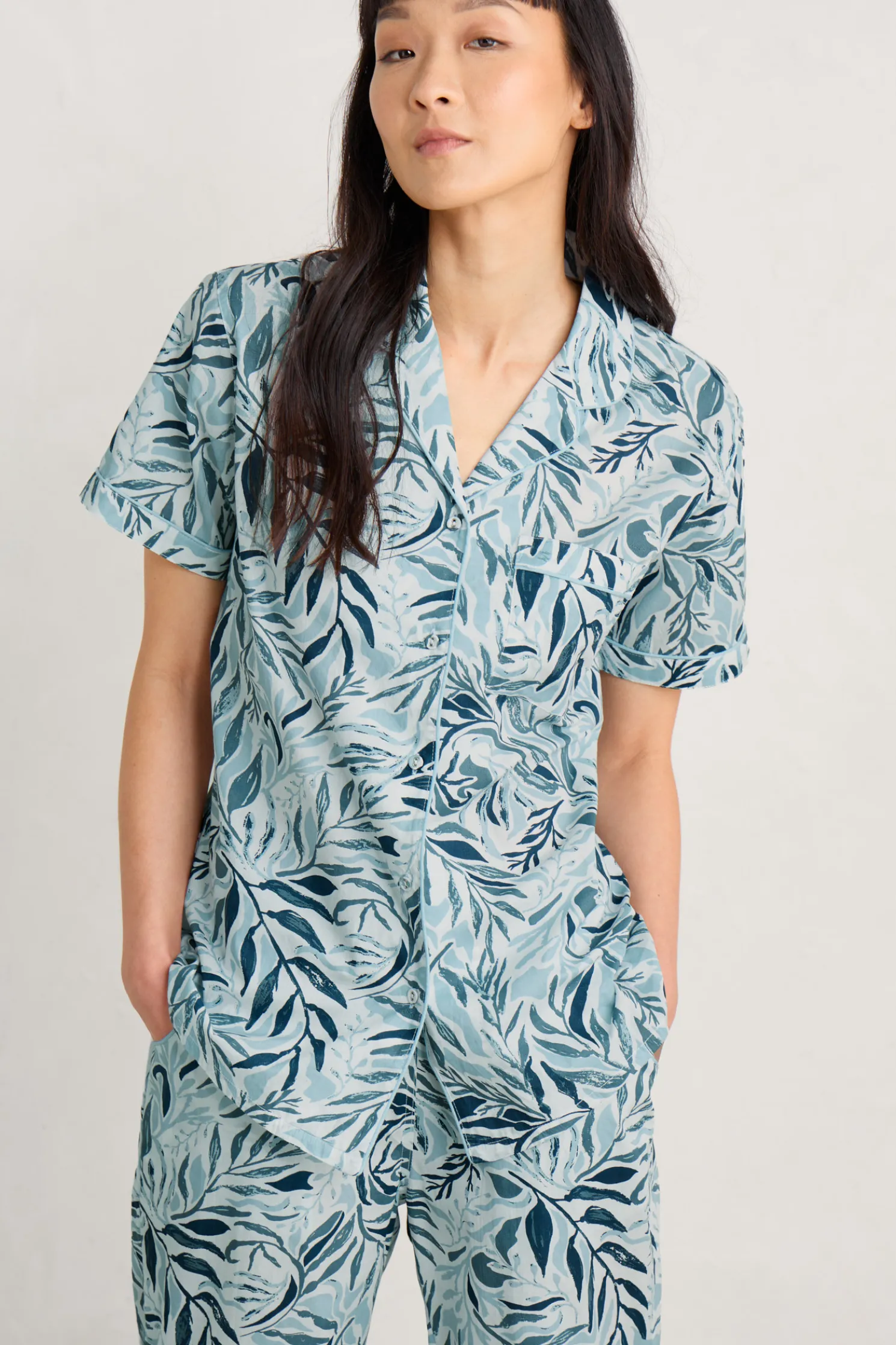 Nesting Bird Short Sleeve Pyjamas