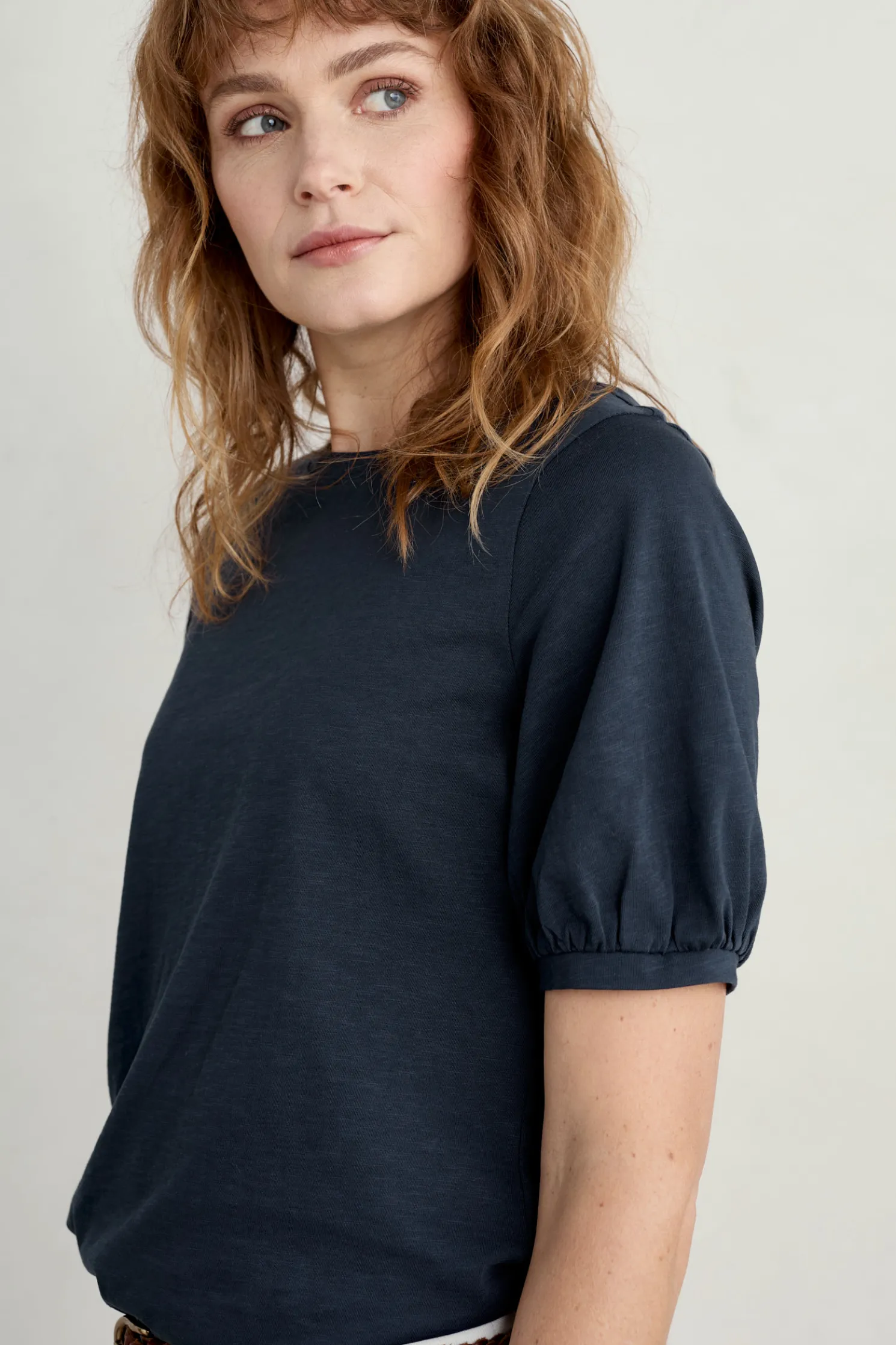 Oleander Blouson Sleeve T-Shirt (Gots)