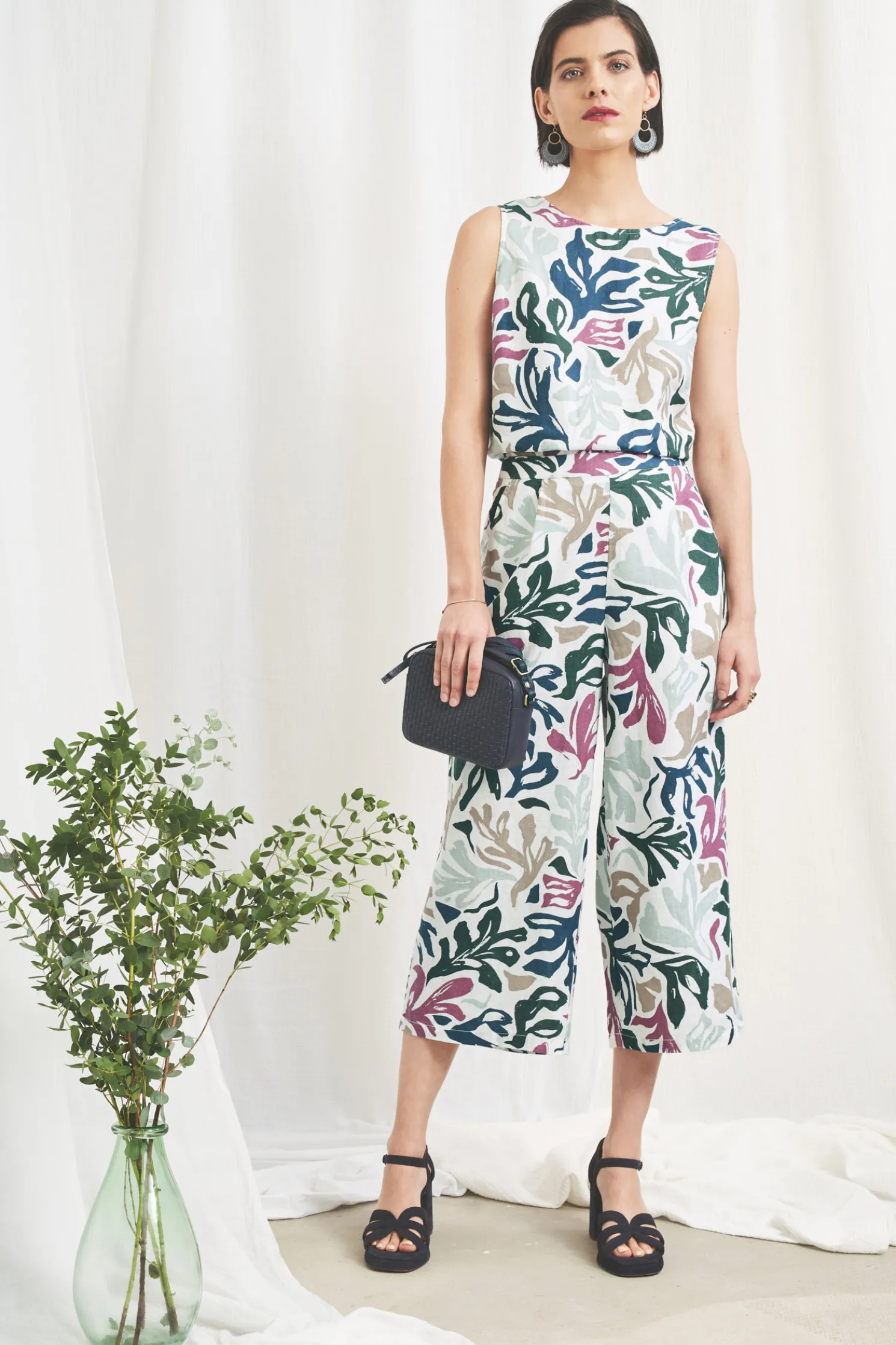 Peaceful Haven Linen Culottes