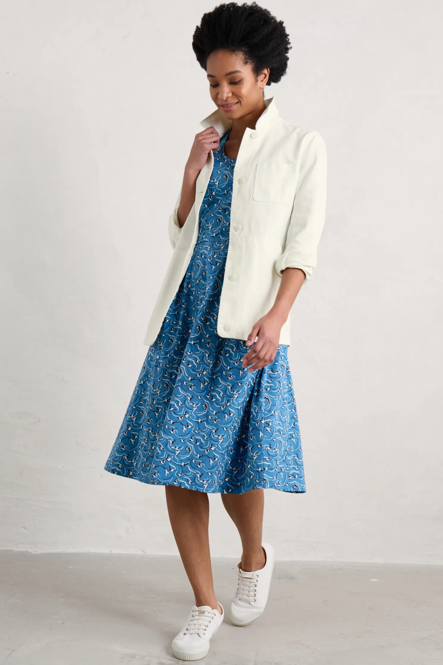 Pier View Jersey Dress