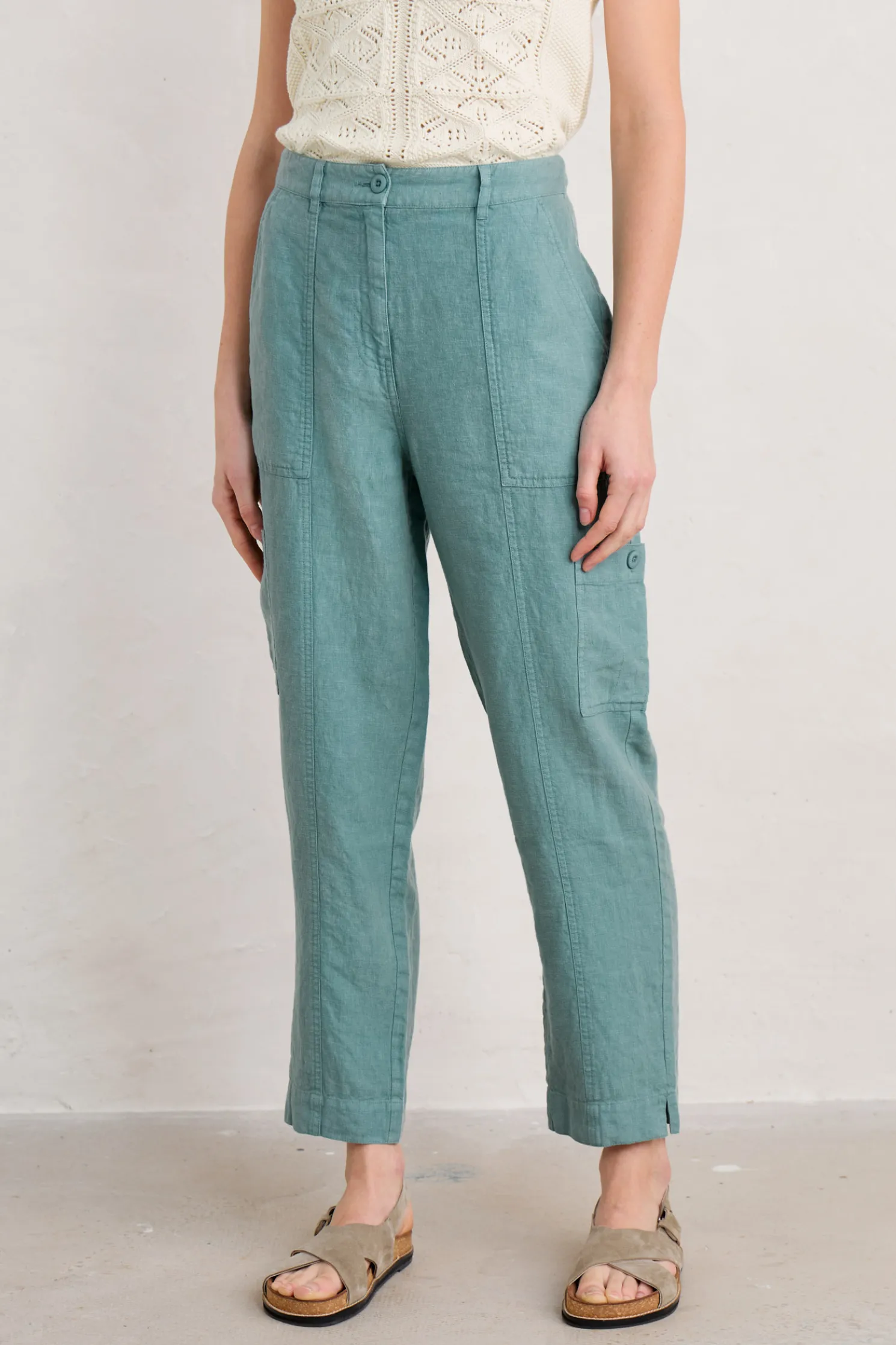 Rock Pipit Linen Trousers