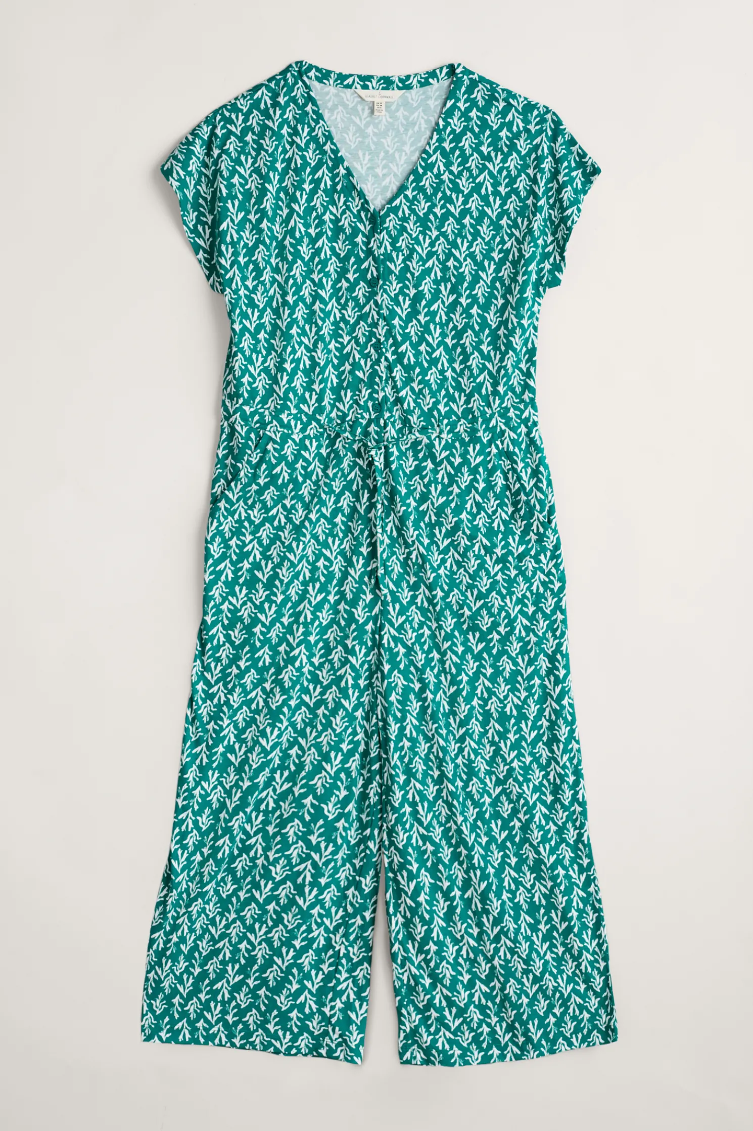 Rose Trellis Wide Leg Jumpsuit