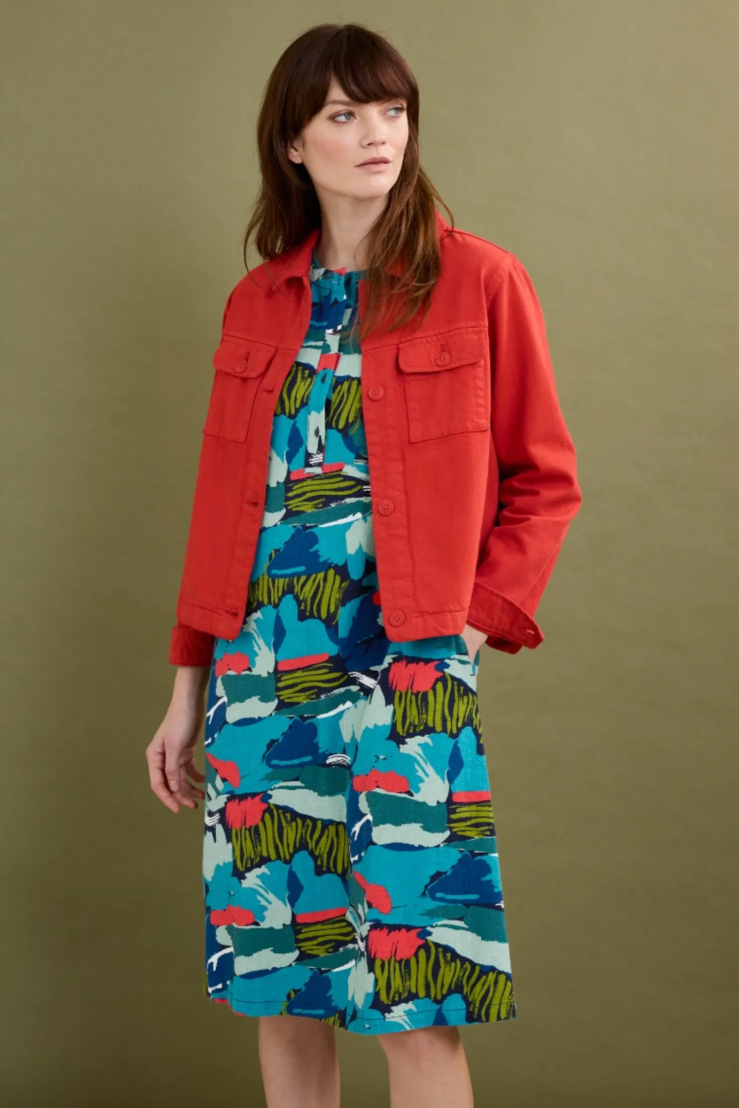 Sea Call A-Line Dress