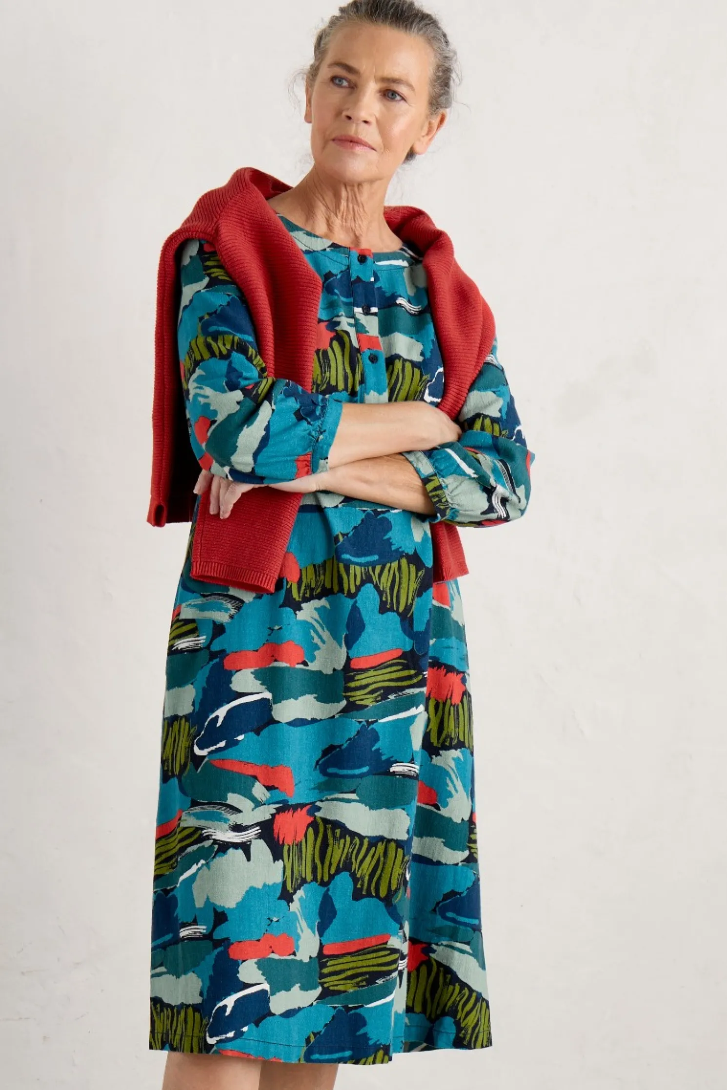 Sea Call A-Line Dress