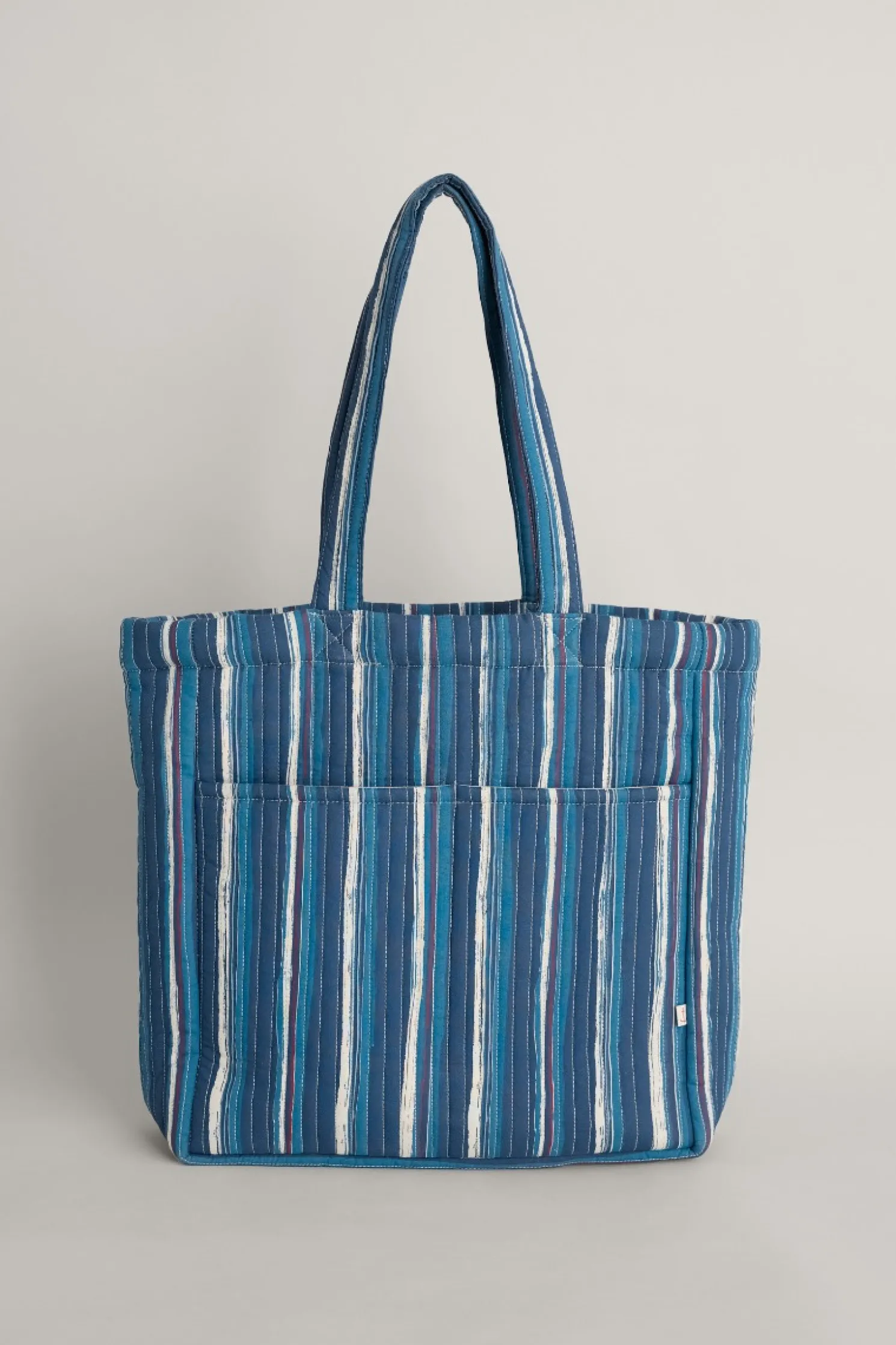 Singing Water Quilted Tote Bag
