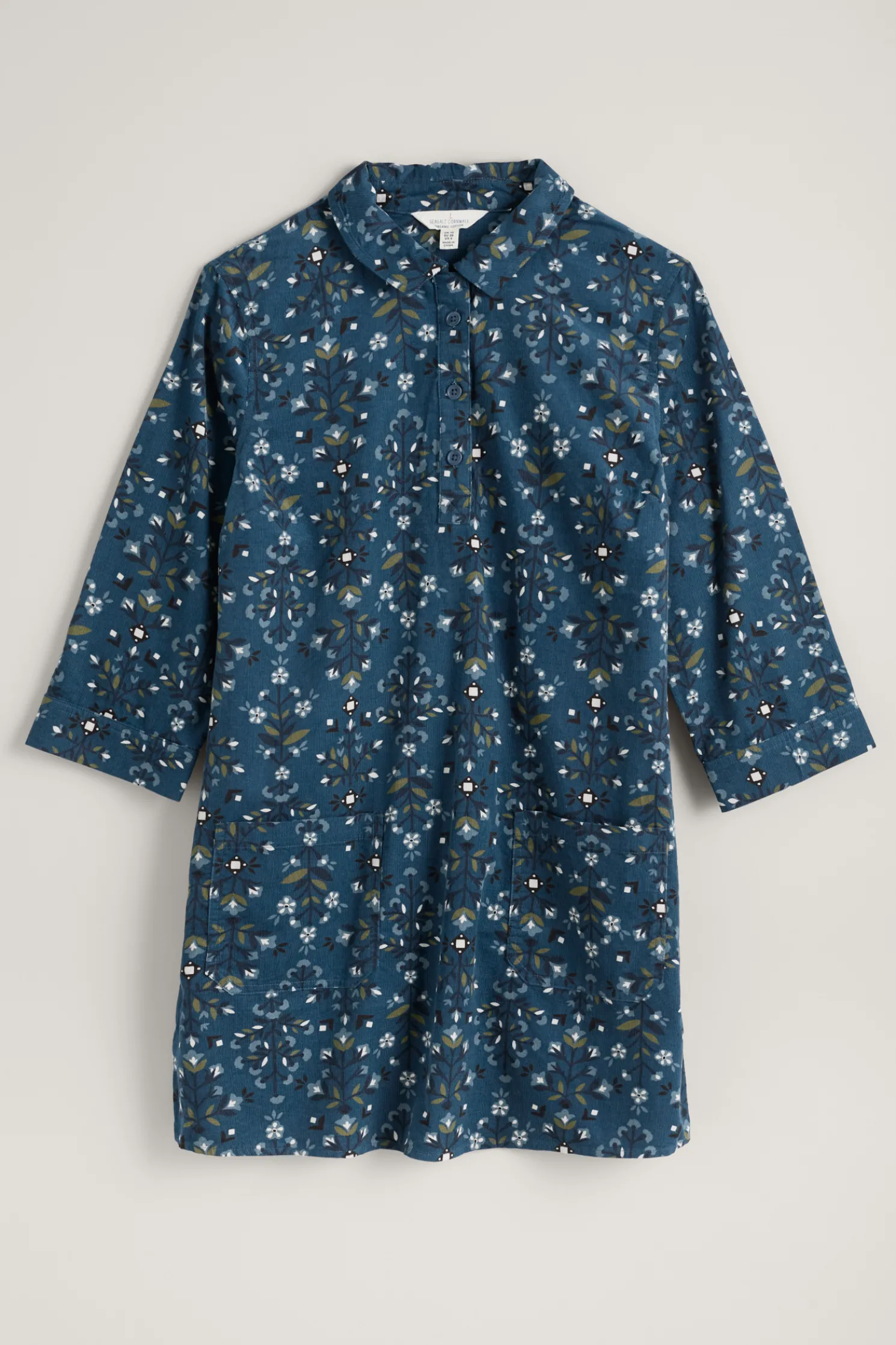 Sky Sketch Needlecord Tunic