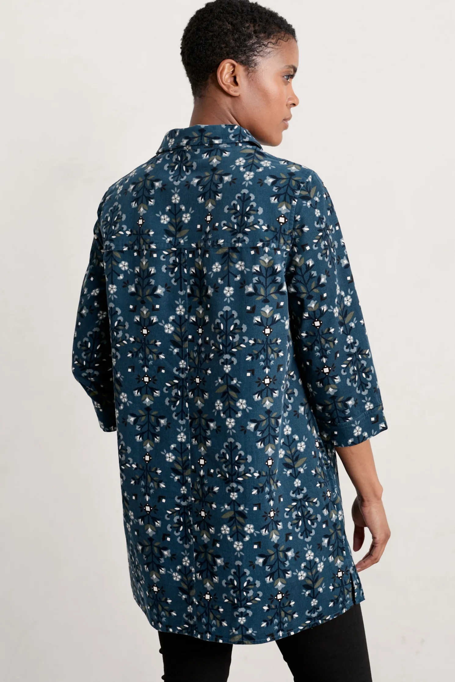 Sky Sketch Needlecord Tunic