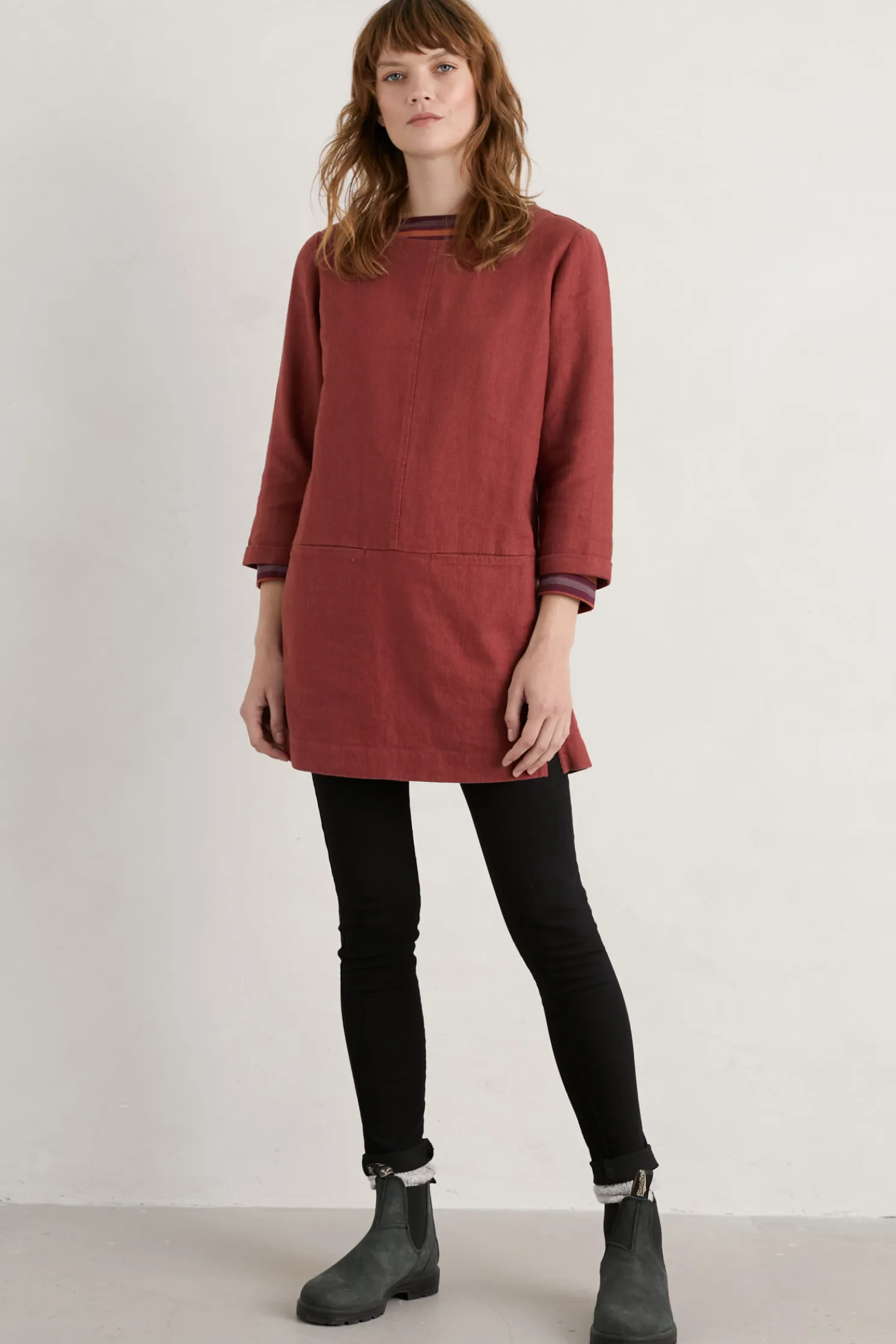St Agnes Clay Ramie-Blend Tunic