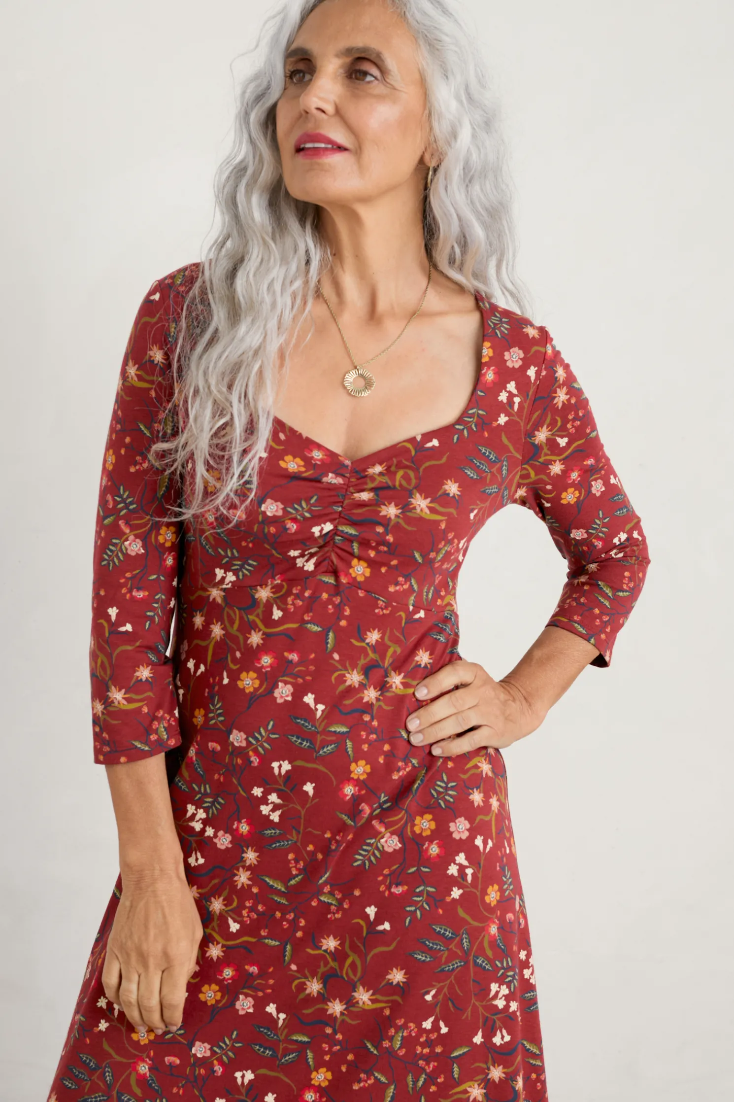 St Martin Jersey Midi Dress