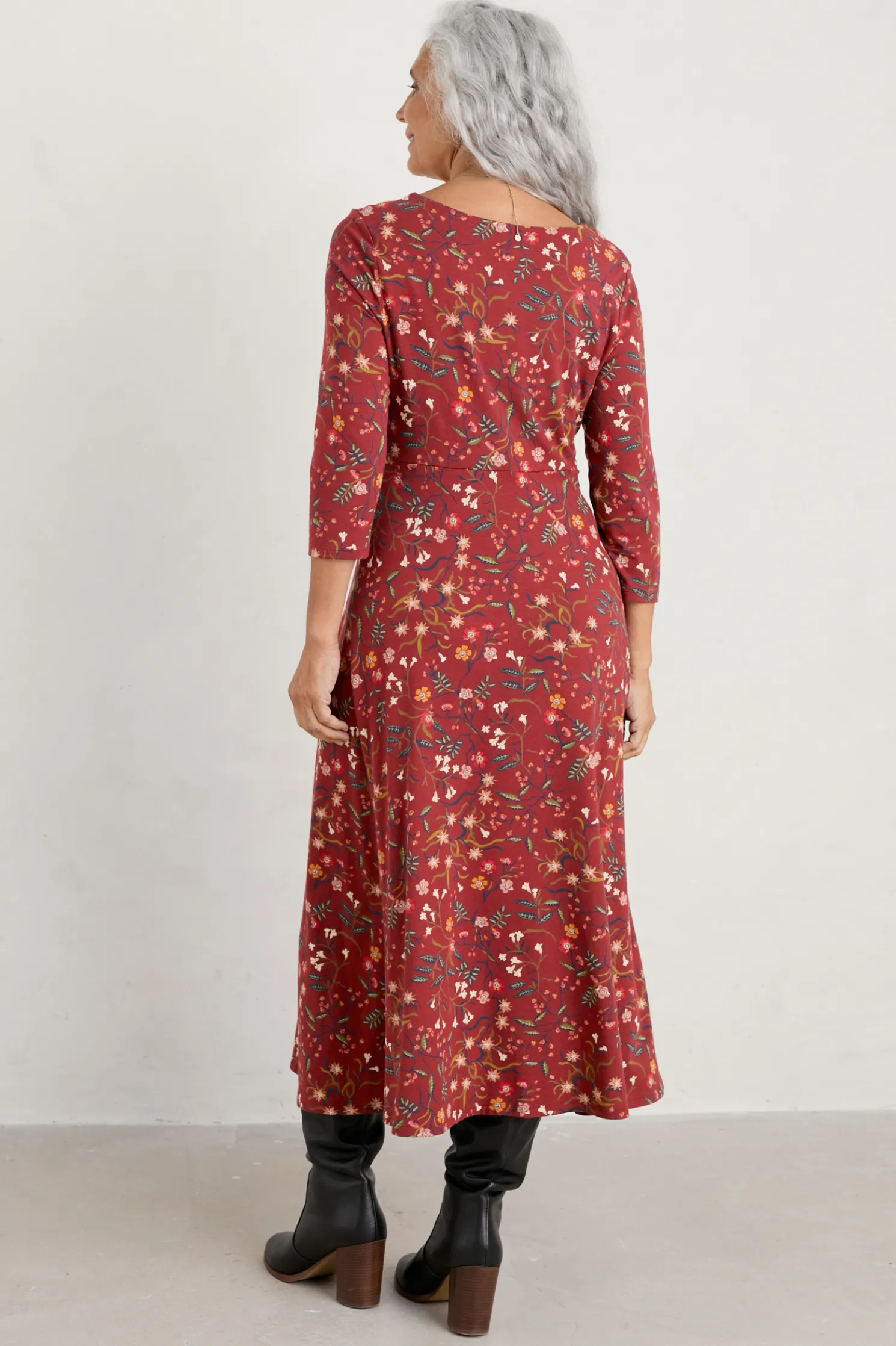 St Martin Jersey Midi Dress