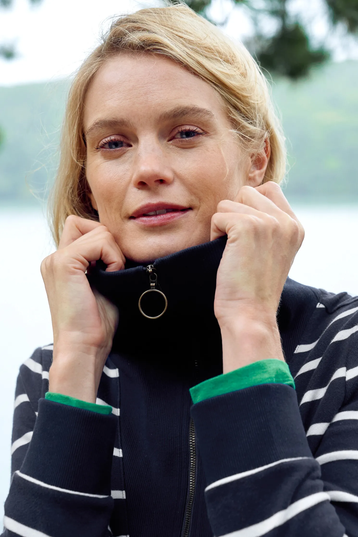 Tideline Collared Sweatshirt